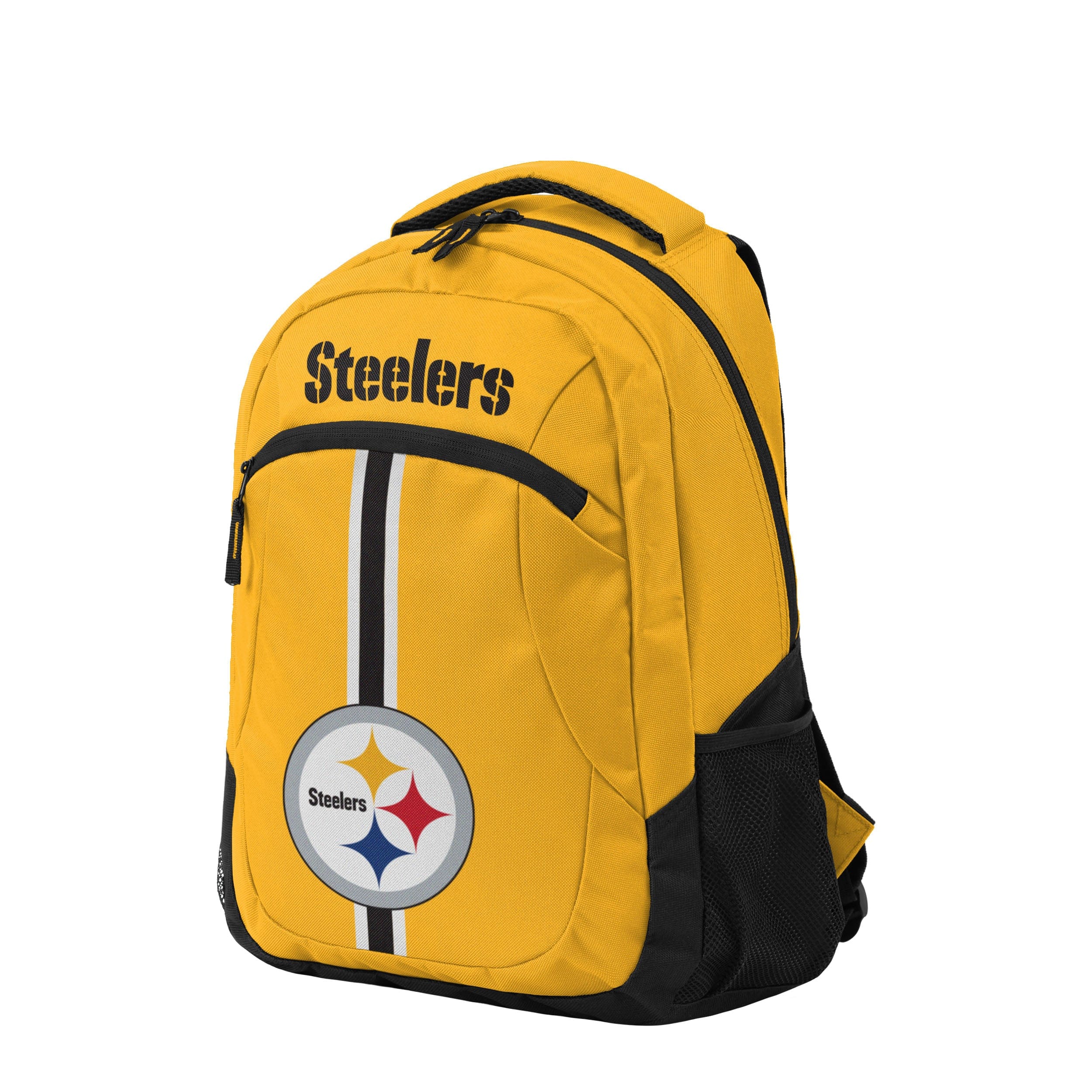 Pittsburgh Steelers NFL Yellow Alternate Color Action Backpack - Image 2