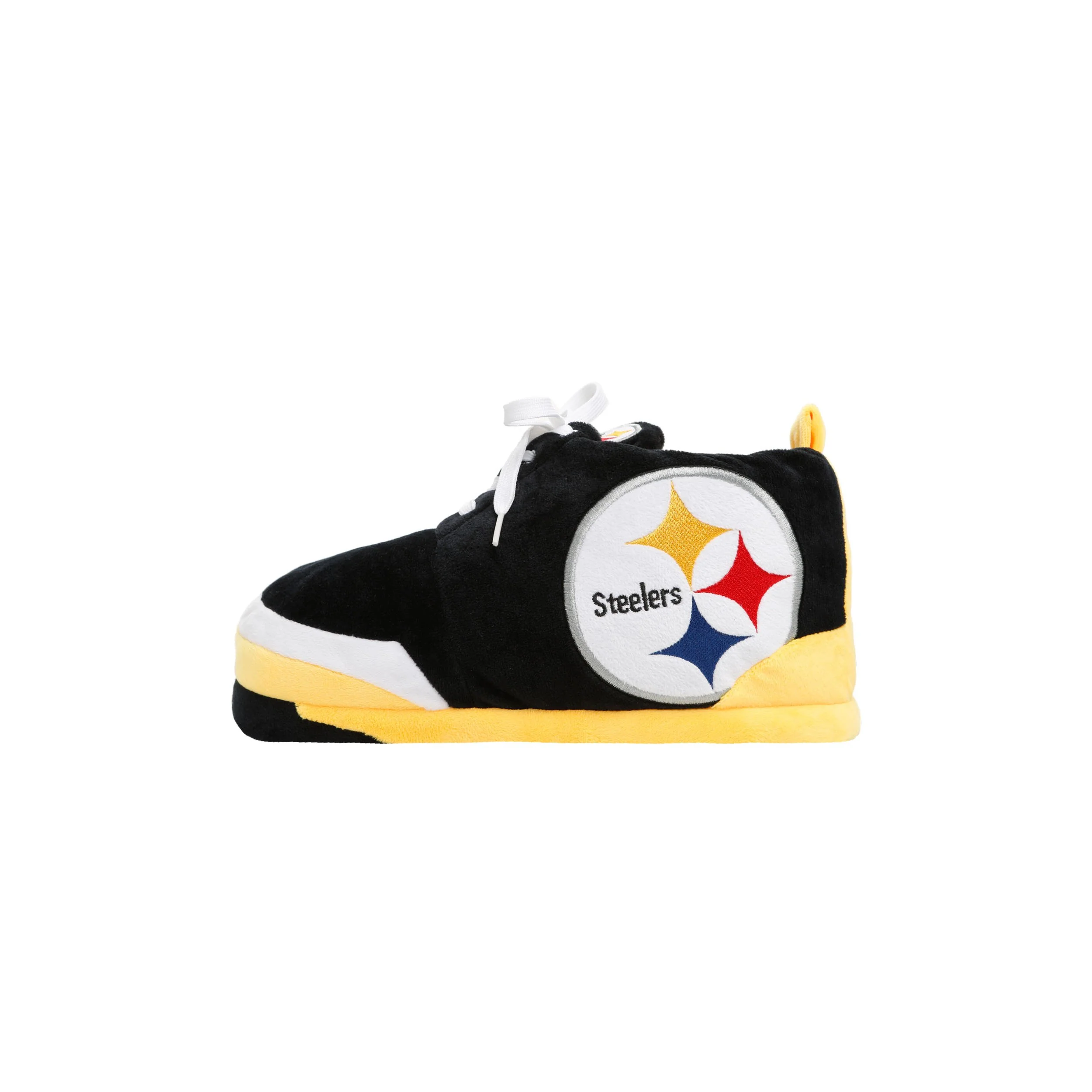 Pittsburgh Steelers NFL Youth Plush Sneaker Slippers - Image 2