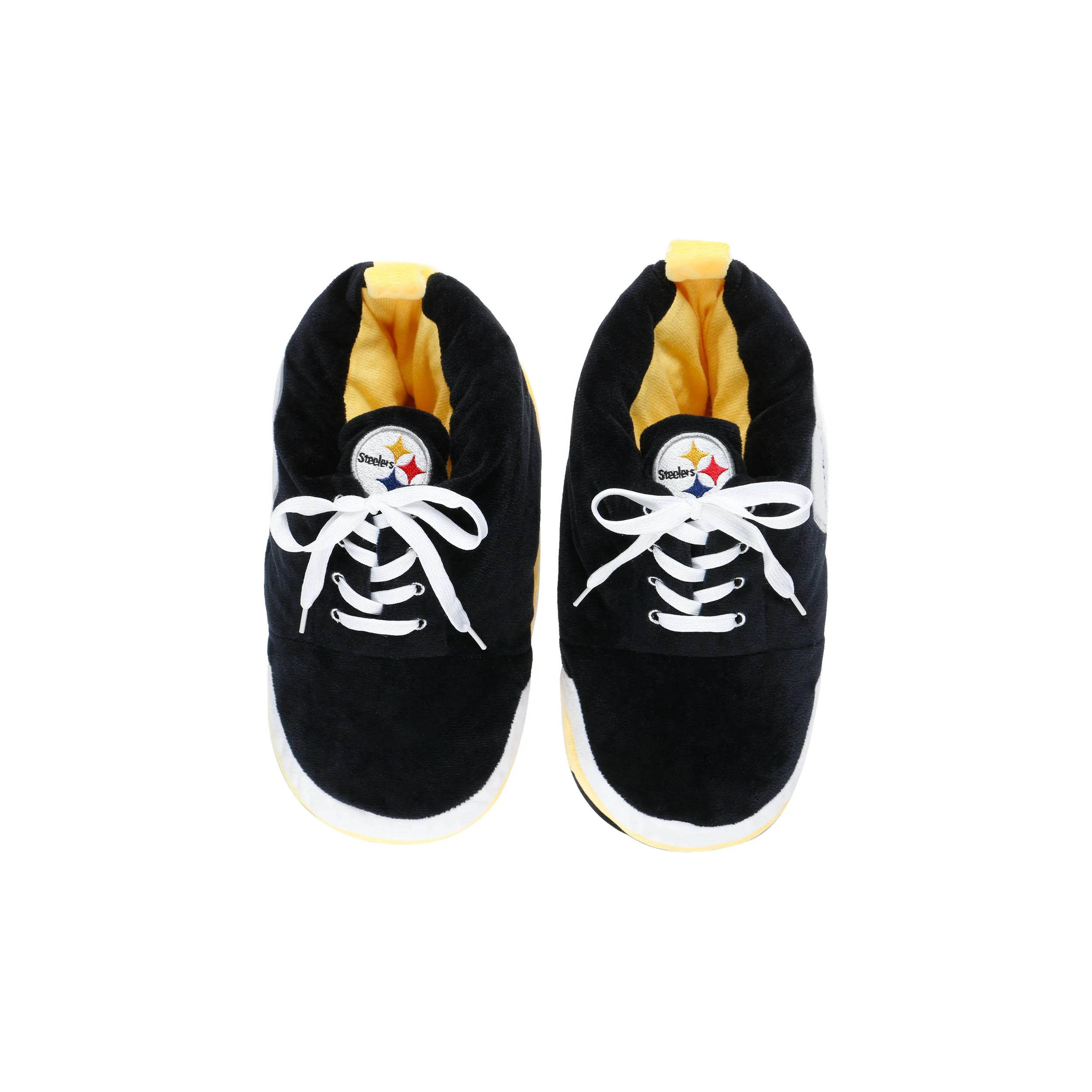 Pittsburgh Steelers NFL Youth Plush Sneaker Slippers - Image 4