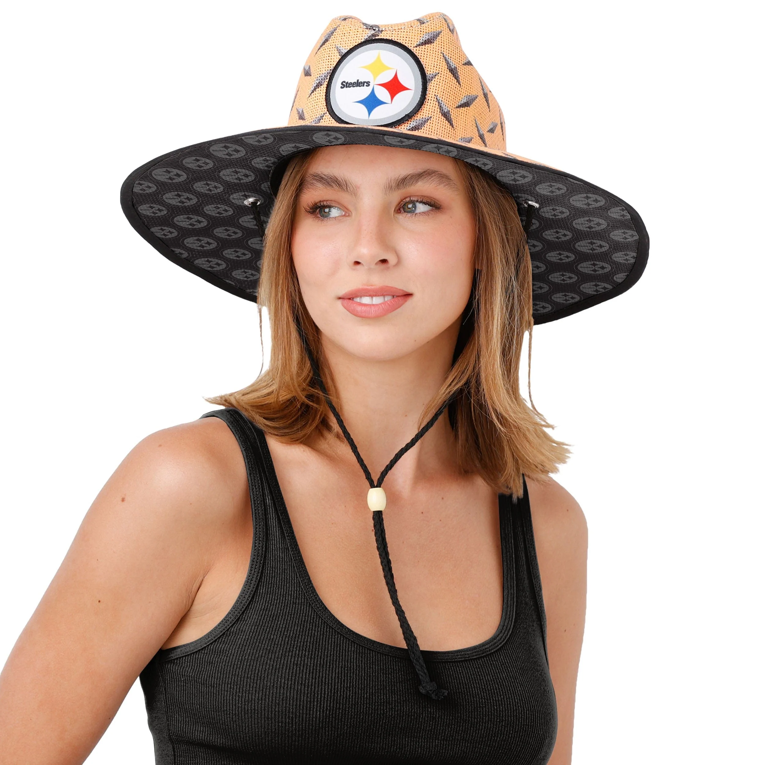 Pittsburgh Steelers Thematic NFL Straw Hat - Image 4