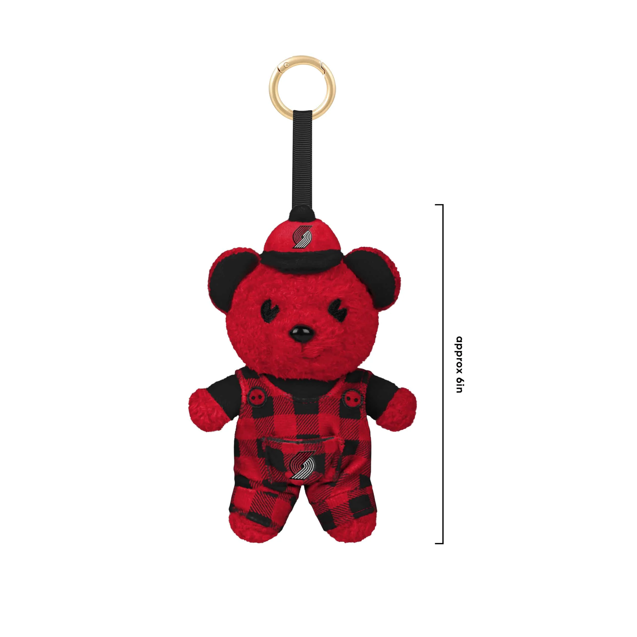 Portland Trail Blazers NBA FOOCOOS Plush Bag Charm Keychain Blind Box Series 1 (PREORDER - SHIPS MID JULY) - Image 3