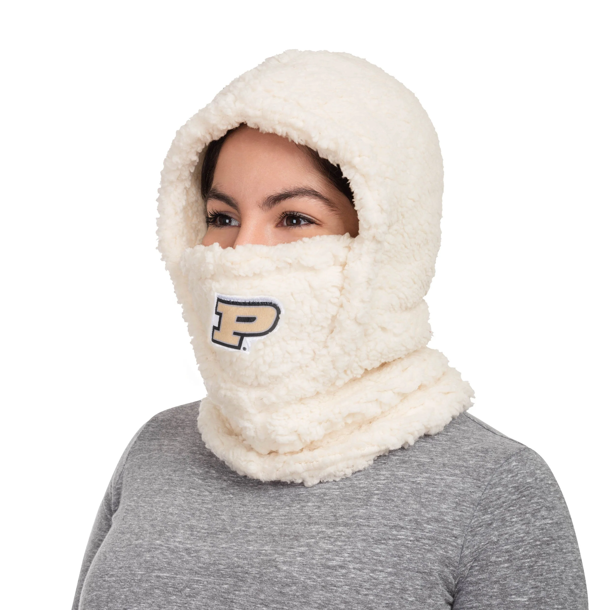 Purdue Boilermakers NCAA Sherpa Hooded Gaiter - Image 2