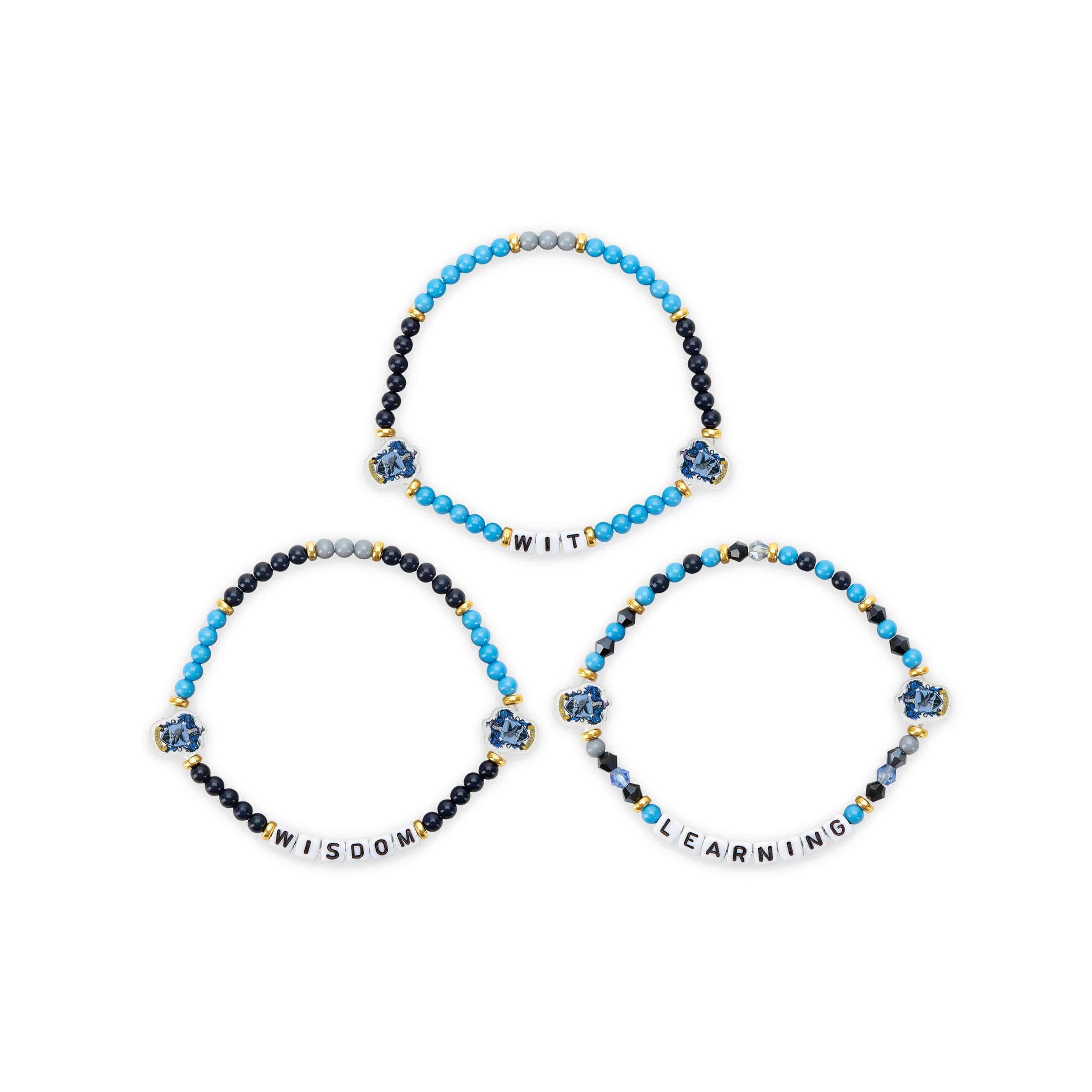 Ravenclaw Harry Potter 3 Pack Friendship Bracelet - Image 3