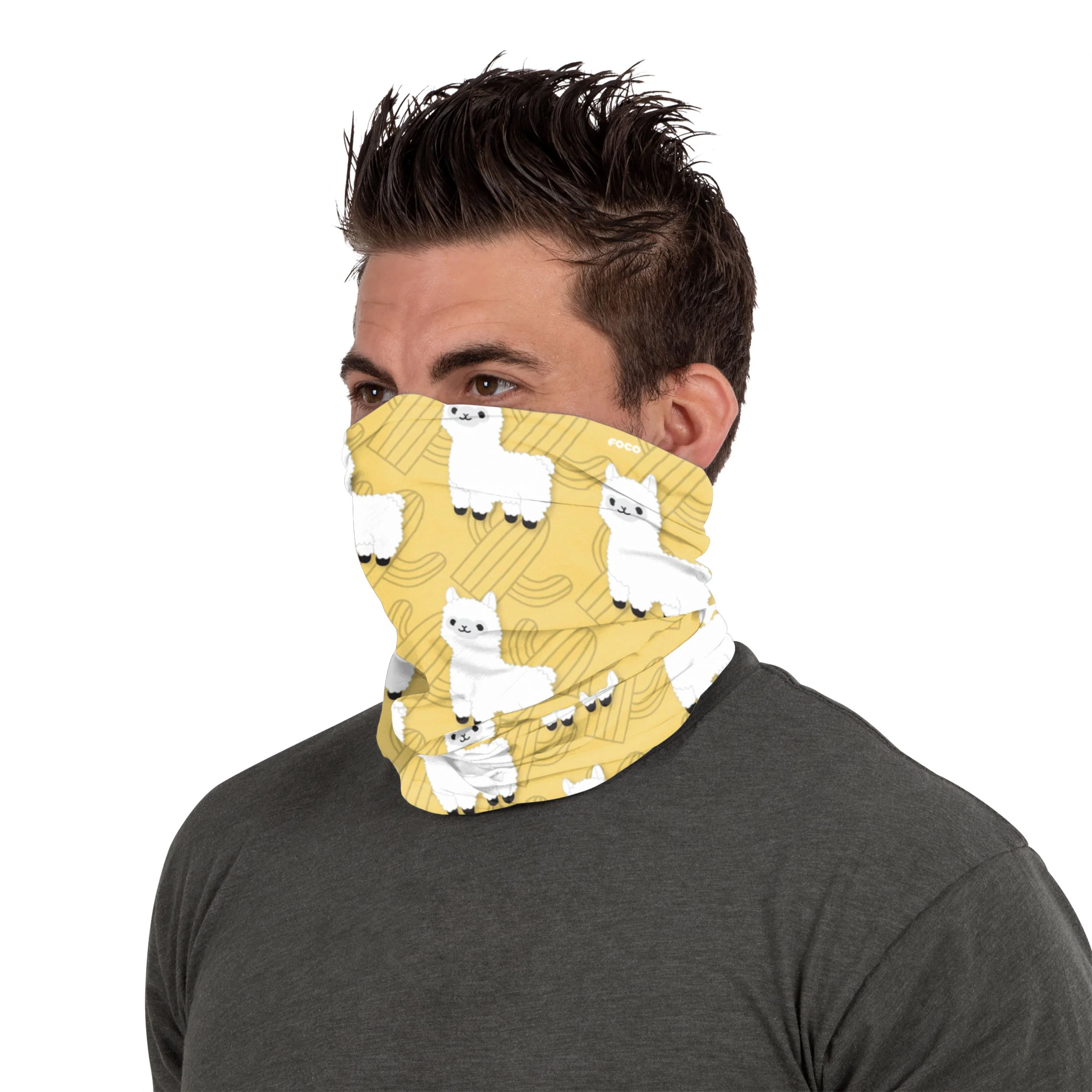 Repeat Alpaca Gaiter Scarf - Image 3