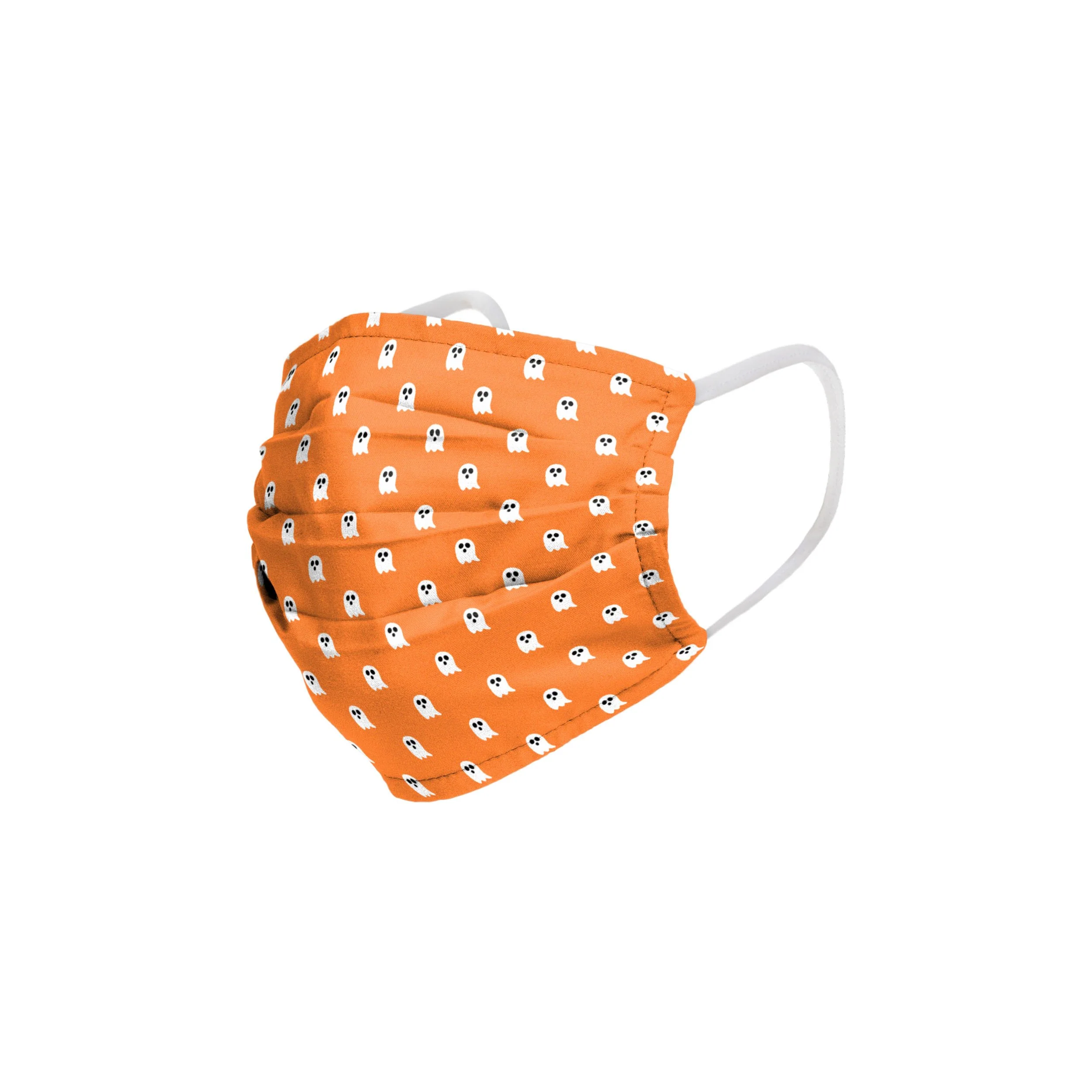 Repeat Ghost Pleated Face Cover
