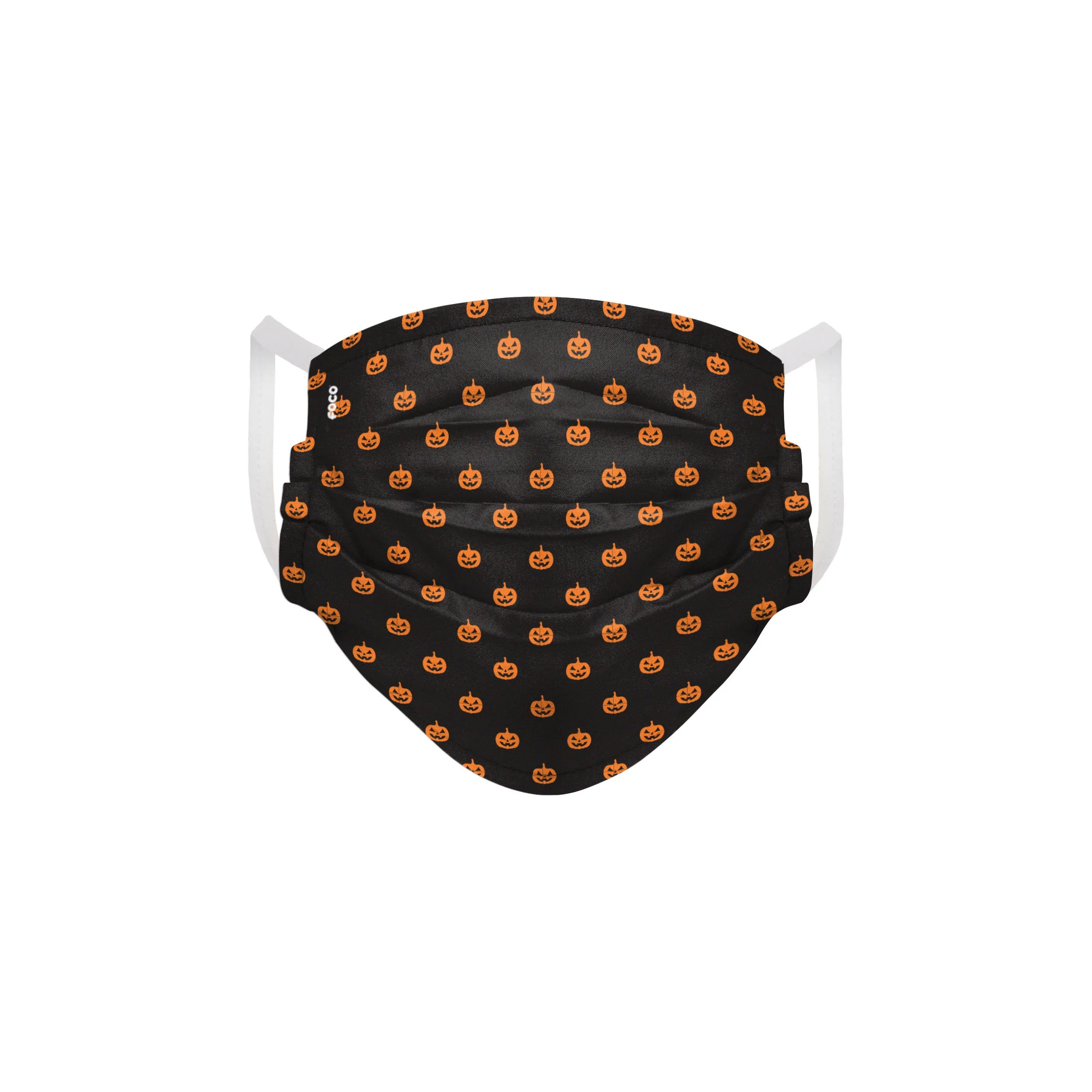 Repeat Pumpkin Pleated Face Cover - Image 2
