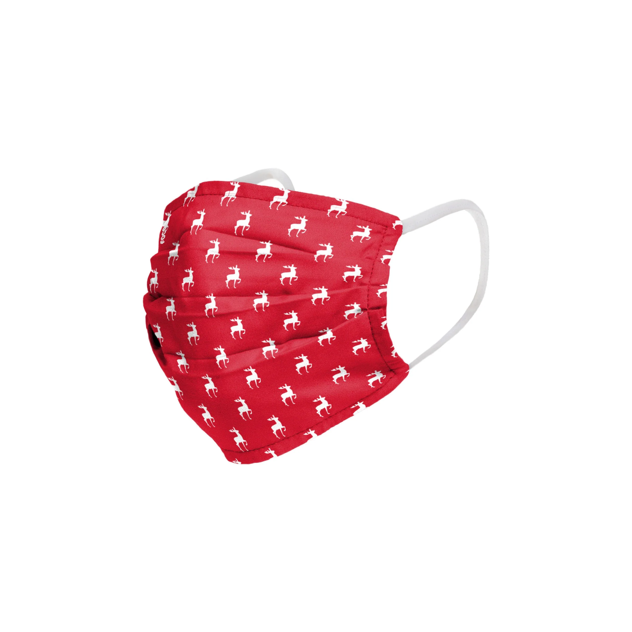 Repeat Reindeer Pleated Face Cover