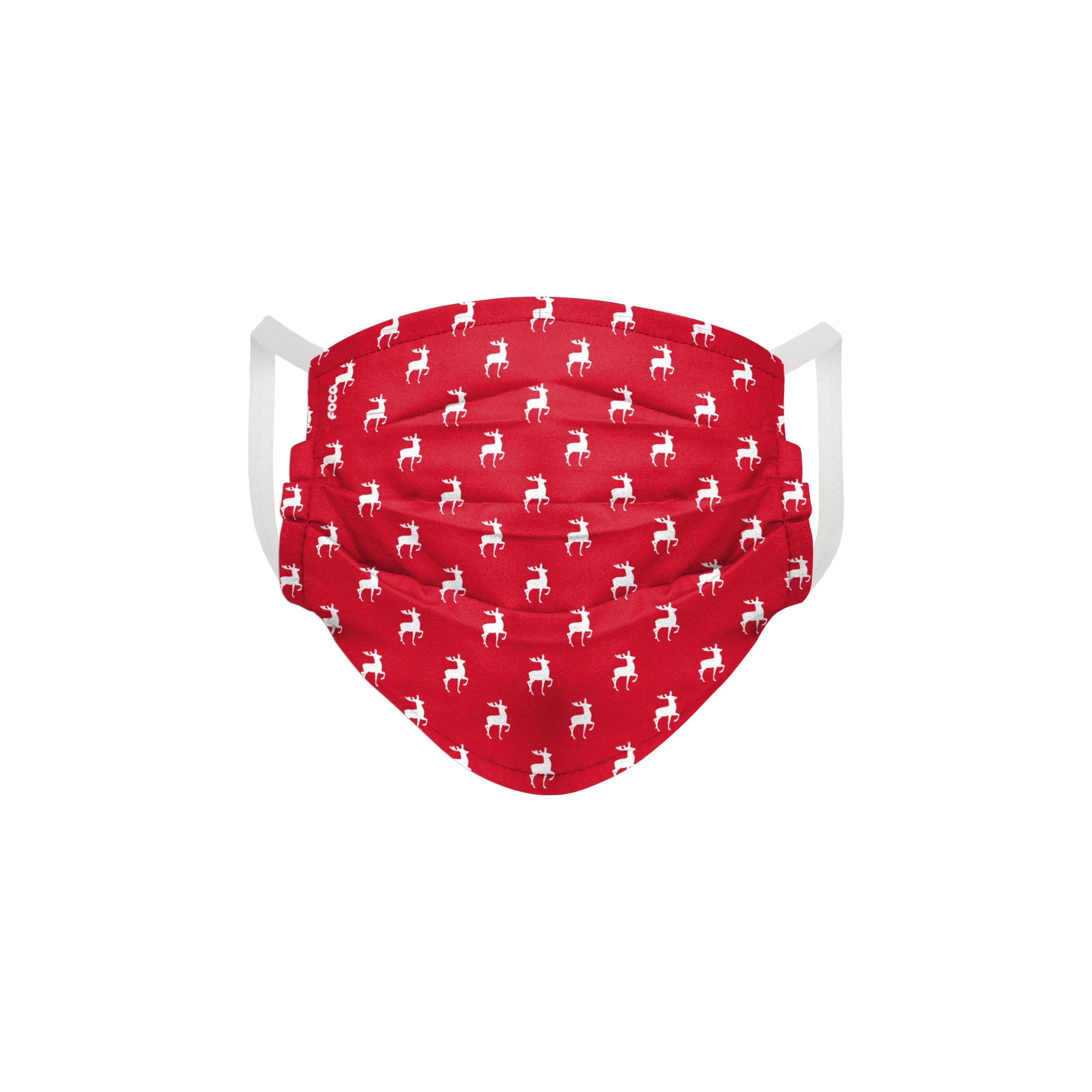 Repeat Reindeer Pleated Face Cover - Image 2