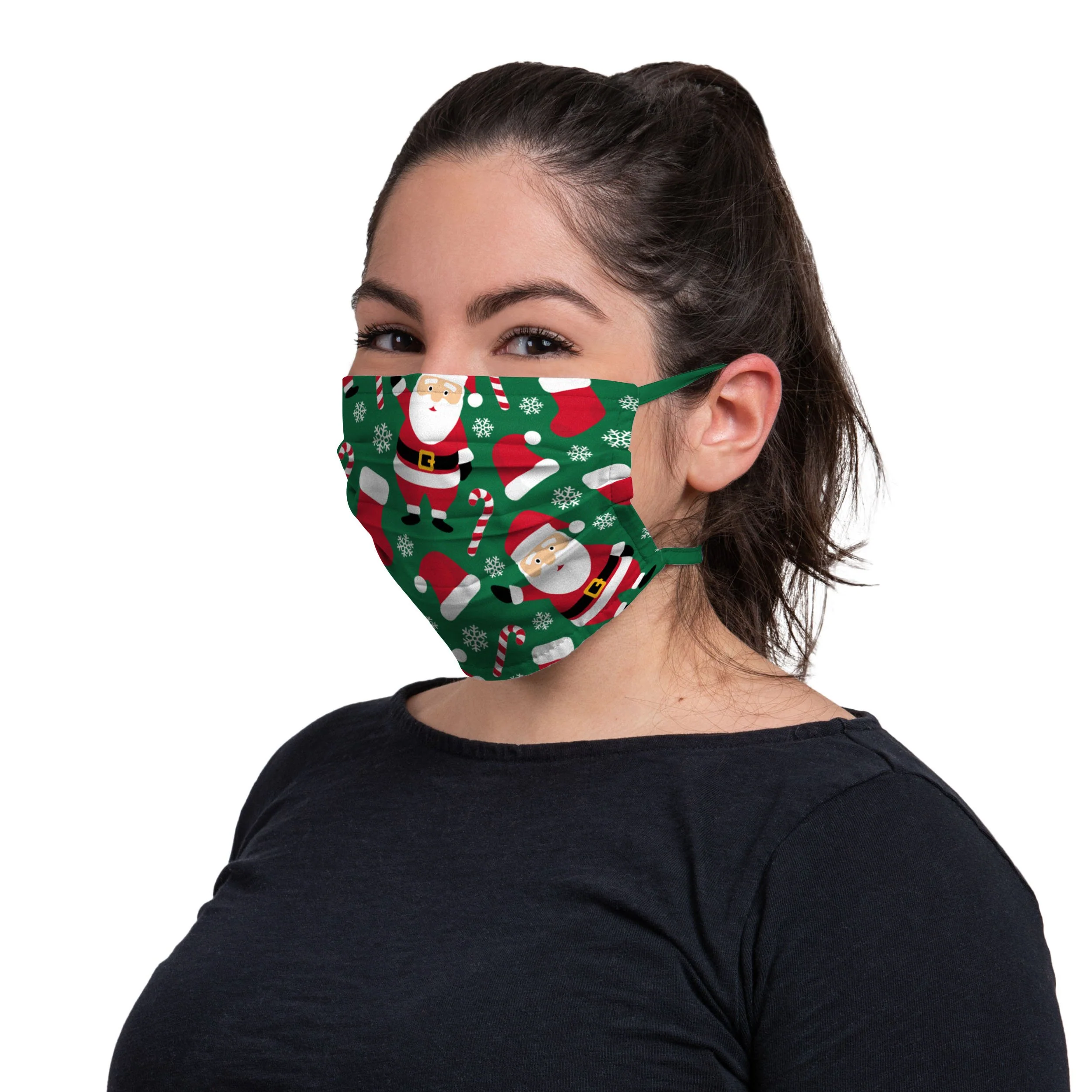 Repeat Santa Tie-Back Face Cover - Image 4