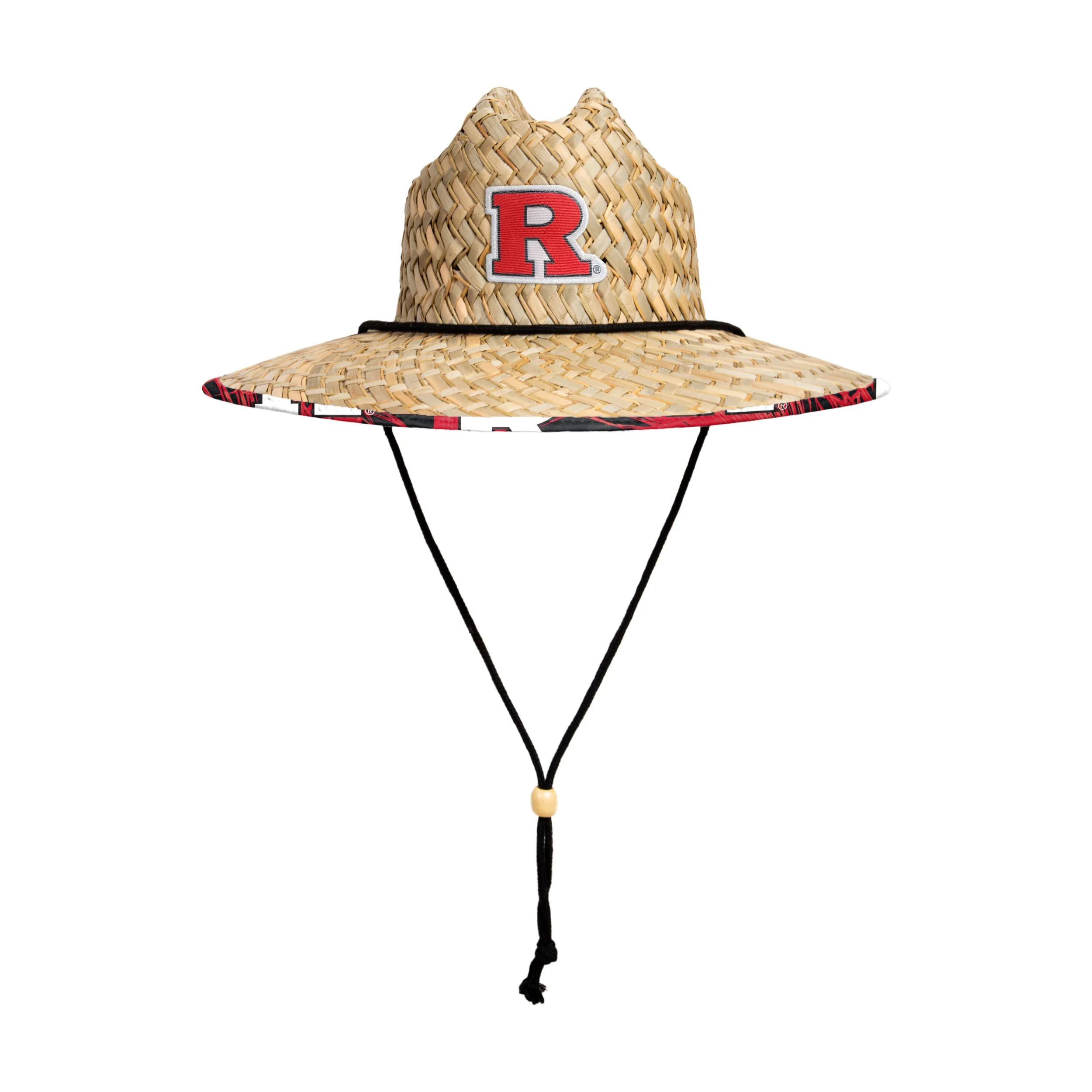 Rutgers Scarlet Knights NCAA Floral Straw Hat - Image 3
