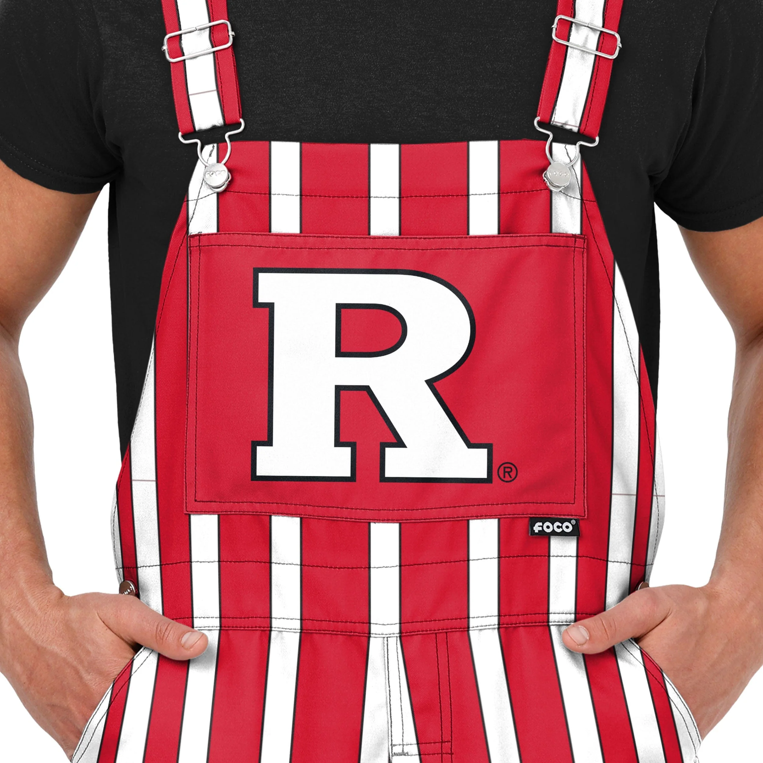 Rutgers Scarlet Knights NCAA Mens Sideline Spirit Bib Overalls - Image 4