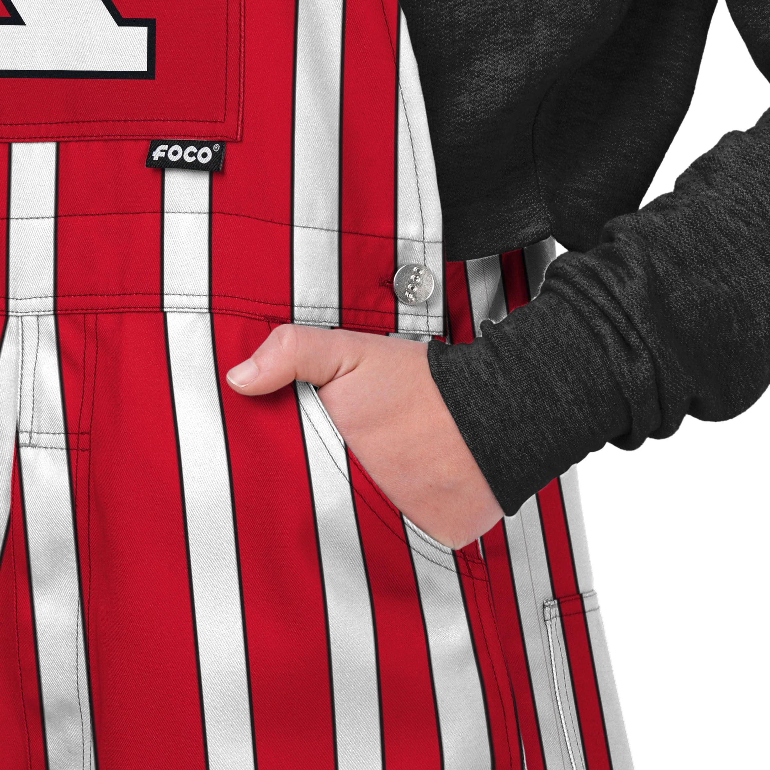 Rutgers Scarlet Knights NCAA Womens Sideline Spirit Bib Overalls - Image 5