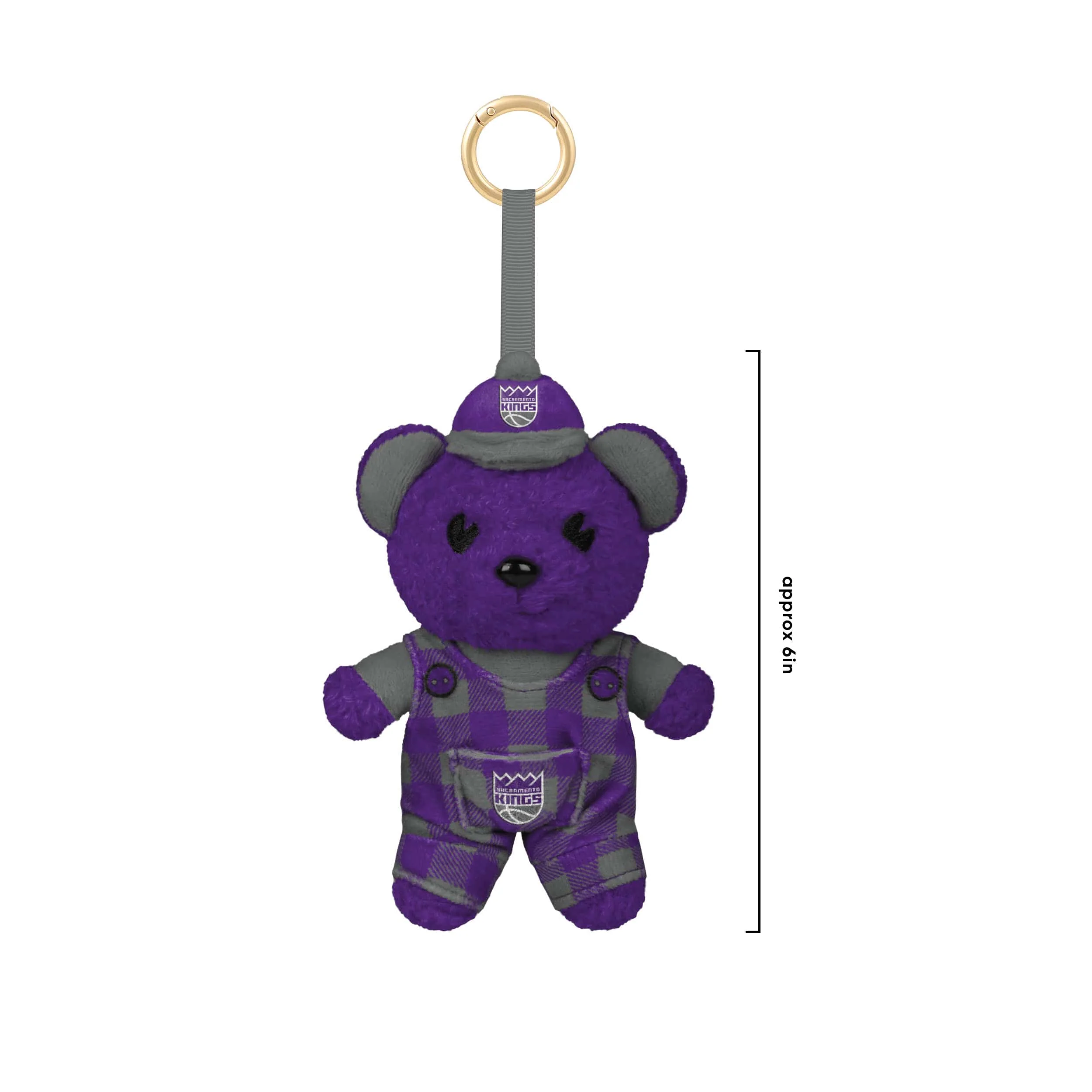 Sacramento Kings NBA FOOCOOS Plush Bag Charm Keychain Blind Box Series 1 (PREORDER - SHIPS MID JULY) - Image 3