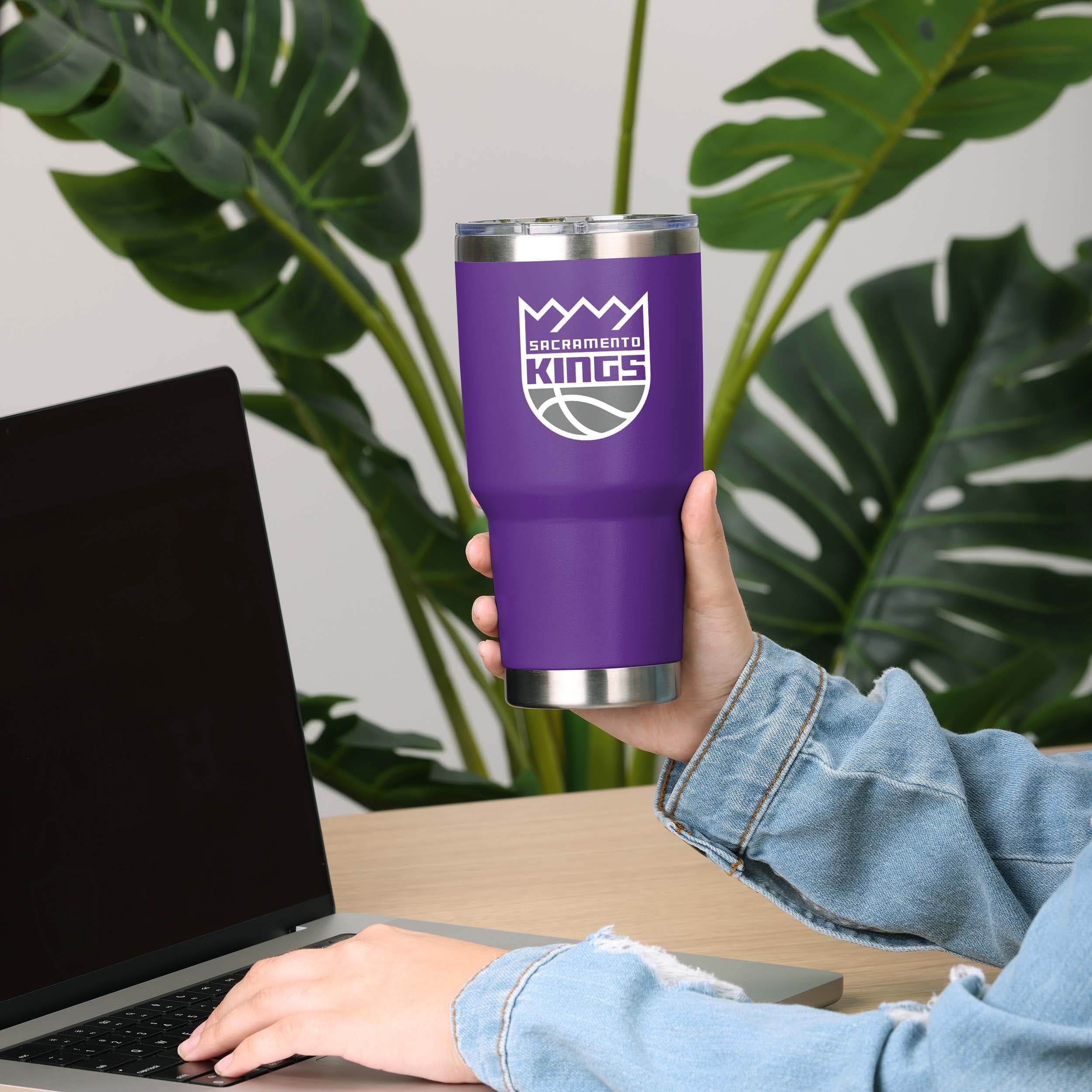 Sacramento Kings NBA Team Logo 30 oz Tumbler - Image 2