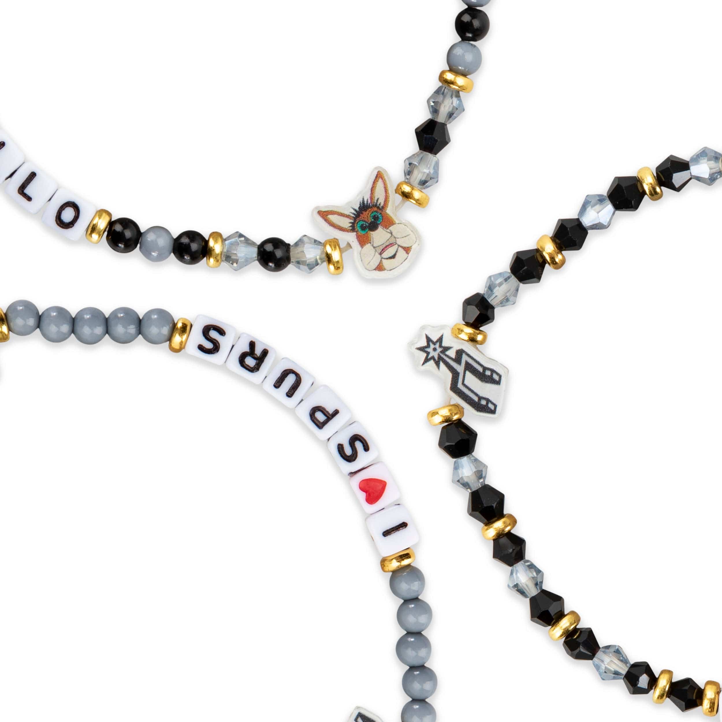 San Antonio Spurs NBA 3 Pack Friendship Bracelet - Image 2