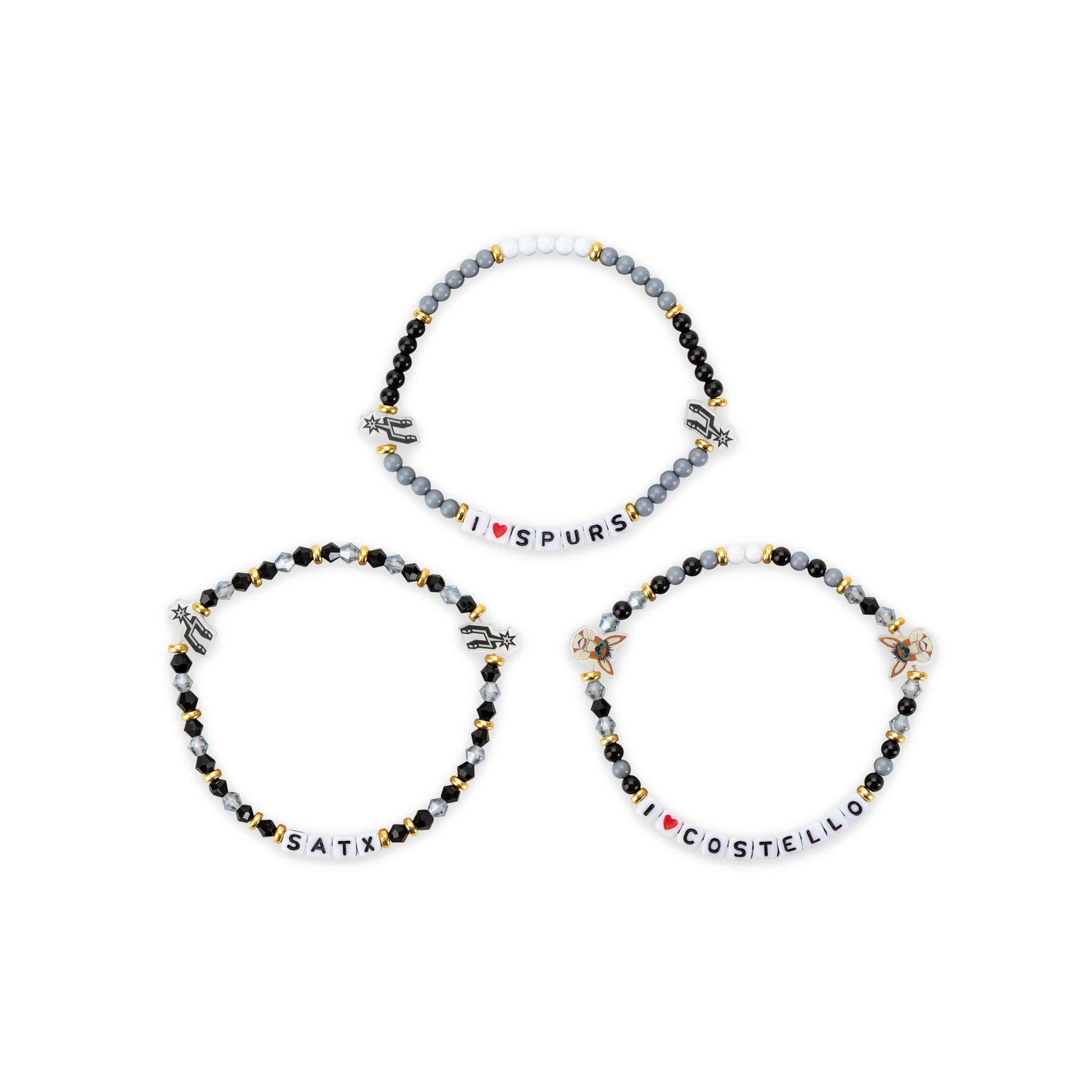 San Antonio Spurs NBA 3 Pack Friendship Bracelet - Image 3