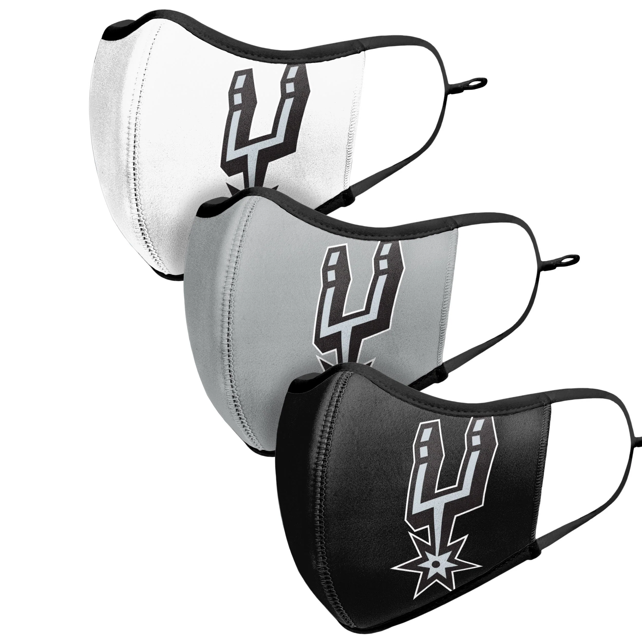 San Antonio Spurs NBA Sport 3 Pack Face Cover - Image 4