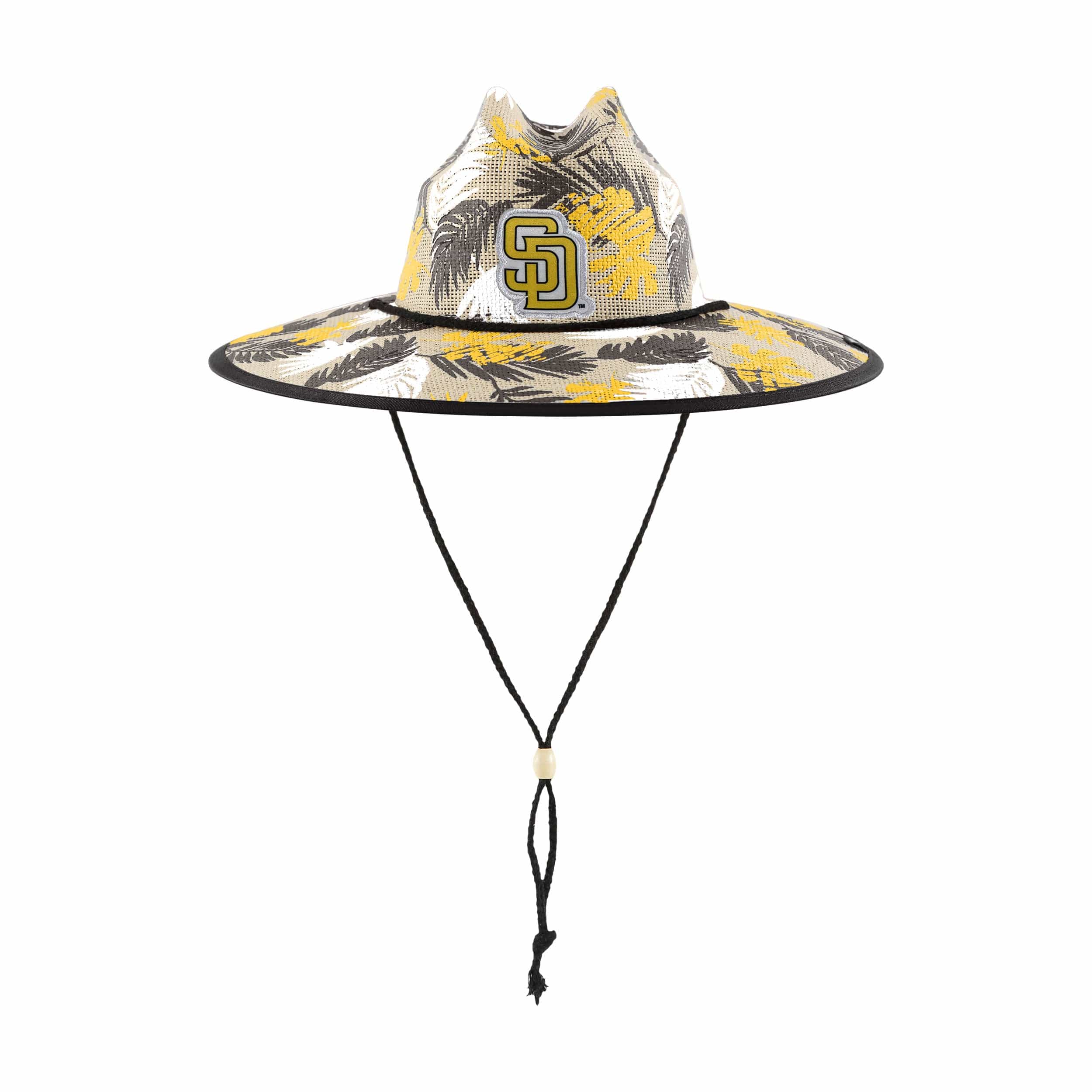 San Diego Padres MLB Floral Printed Straw Hat - Image 3