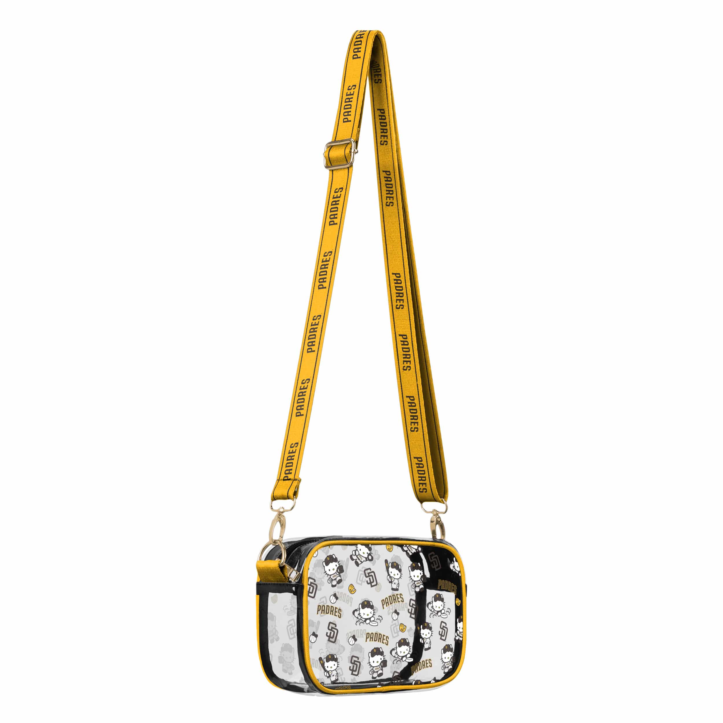 San Diego Padres MLB Hello Kitty® Clear Crossbody Bag (PREORDER - SHIPS LATE JUNE) - Image 2