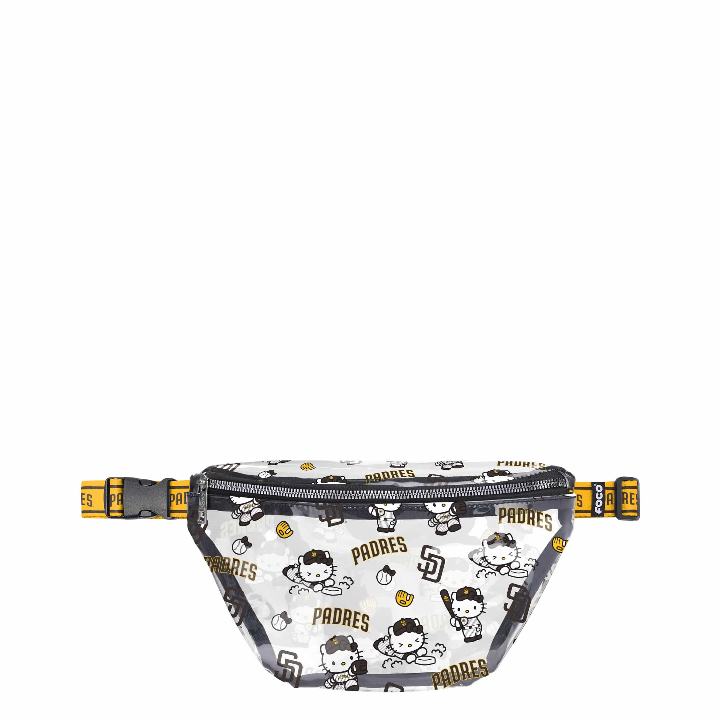 San Diego Padres MLB Hello Kitty® Clear Fanny Pack (PREORDER - SHIPS MID JULY)