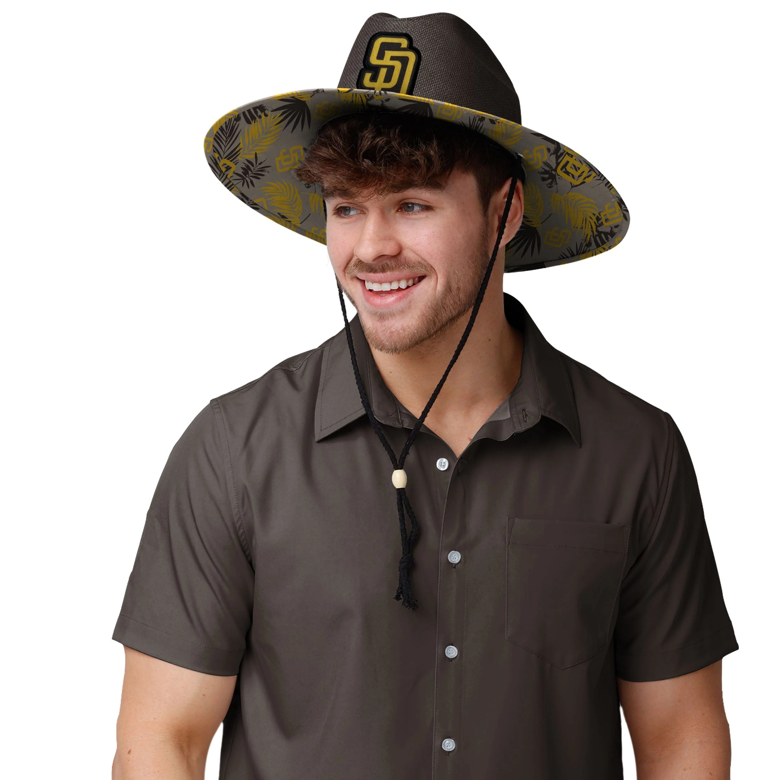 San Diego Padres MLB Light Brown Straw Hat - Image 5