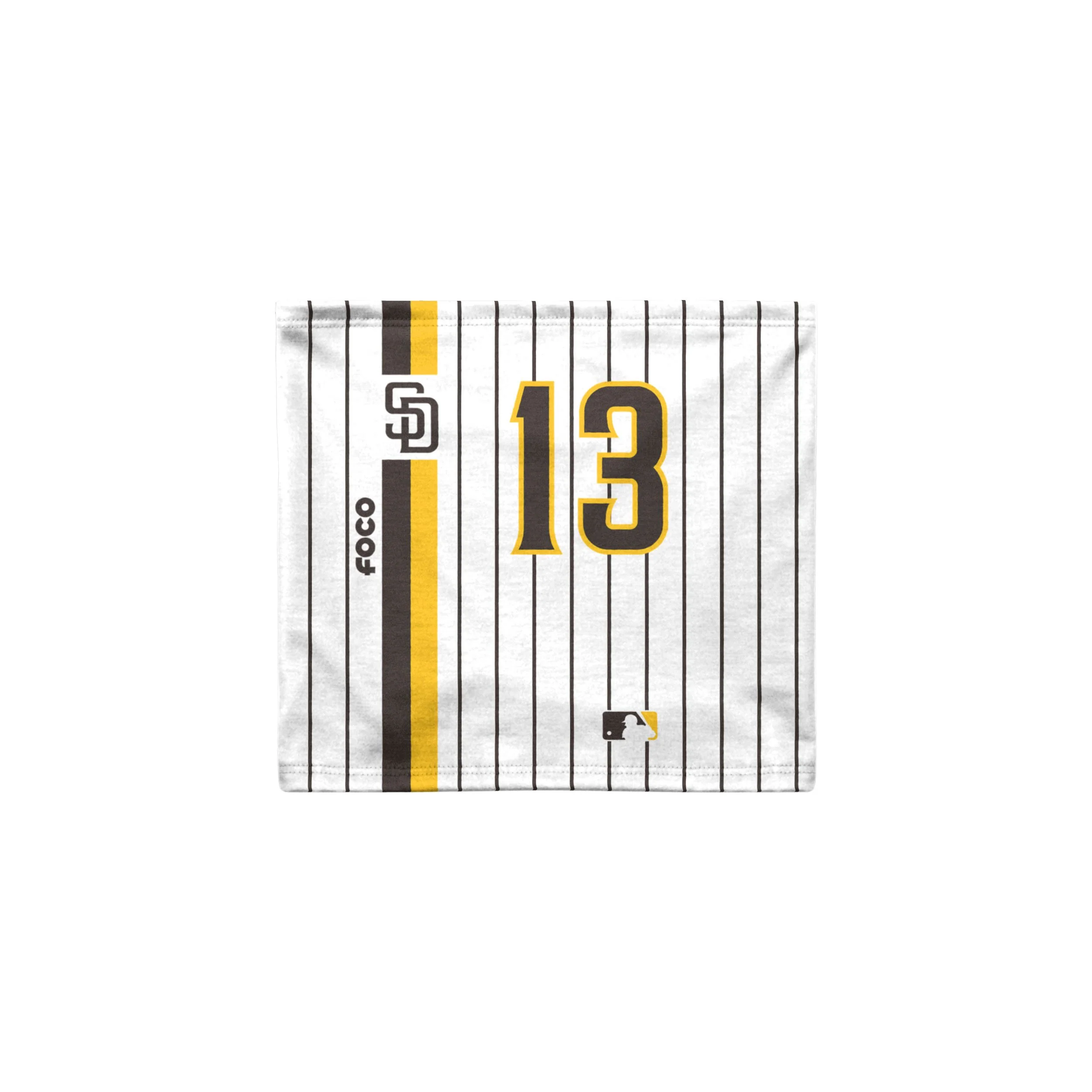 San Diego Padres MLB Manny Machado On-Field Pinstripe UV Gaiter Scarf - Image 2