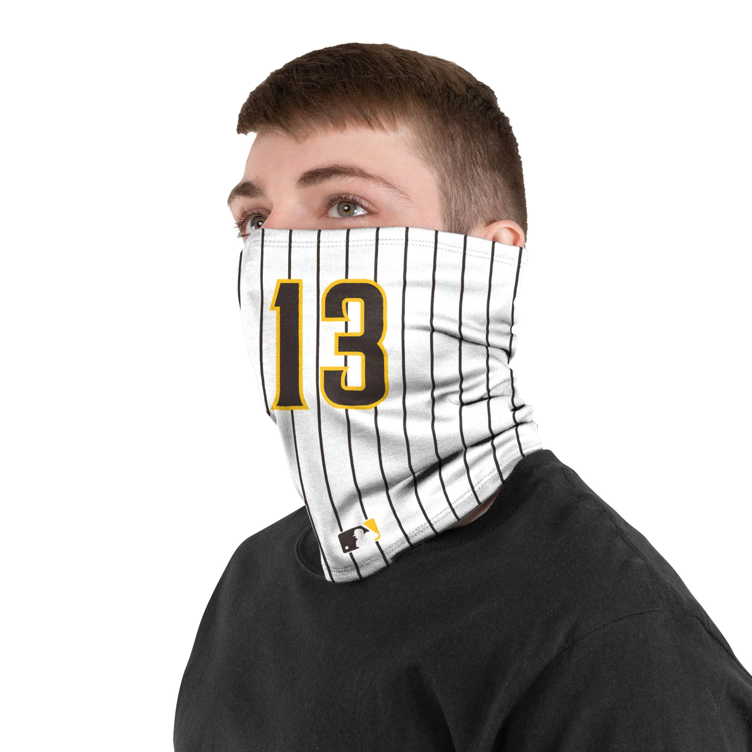 San Diego Padres MLB Manny Machado On-Field Pinstripe UV Gaiter Scarf - Image 3