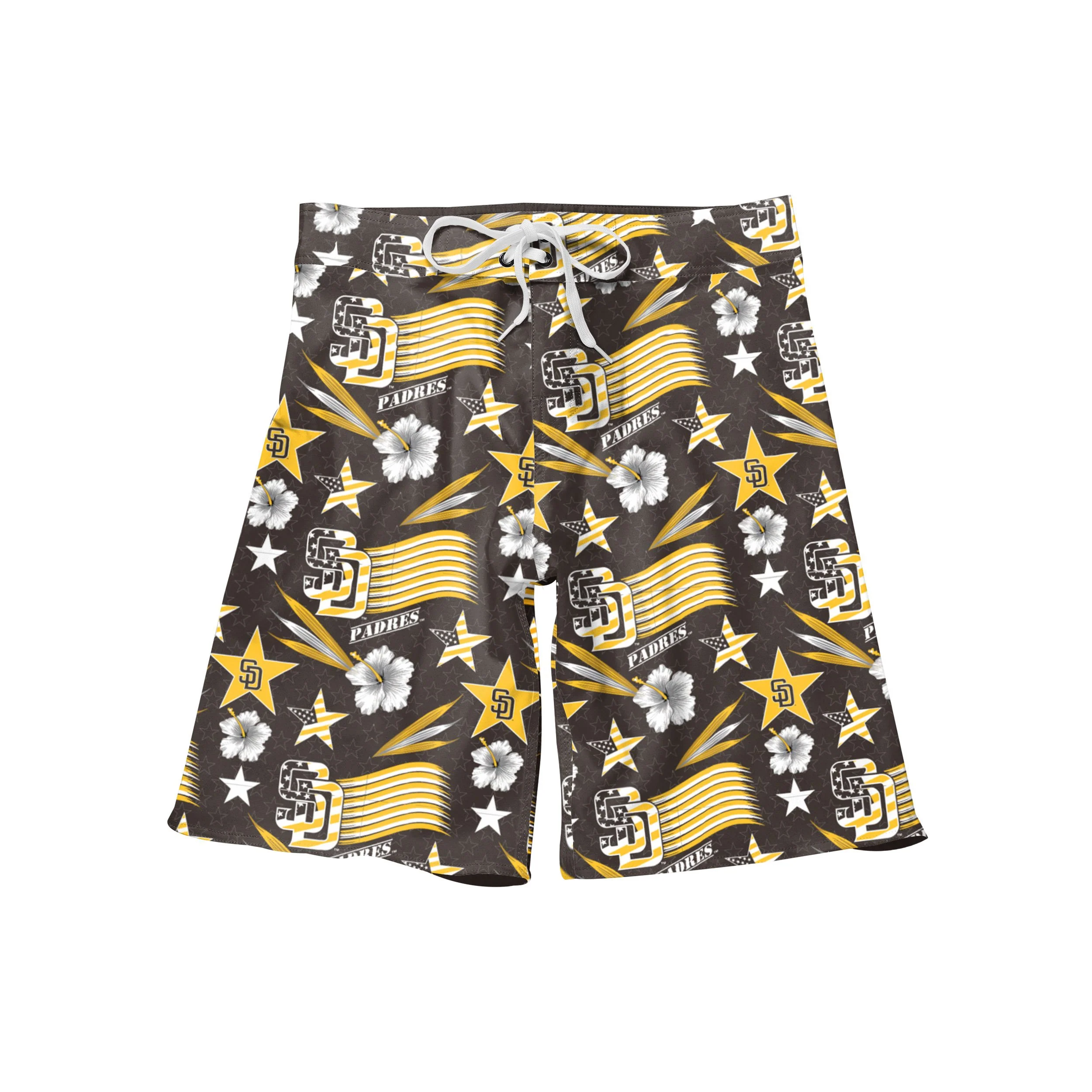 San Diego Padres MLB Mens Americana Boardshorts - Image 4