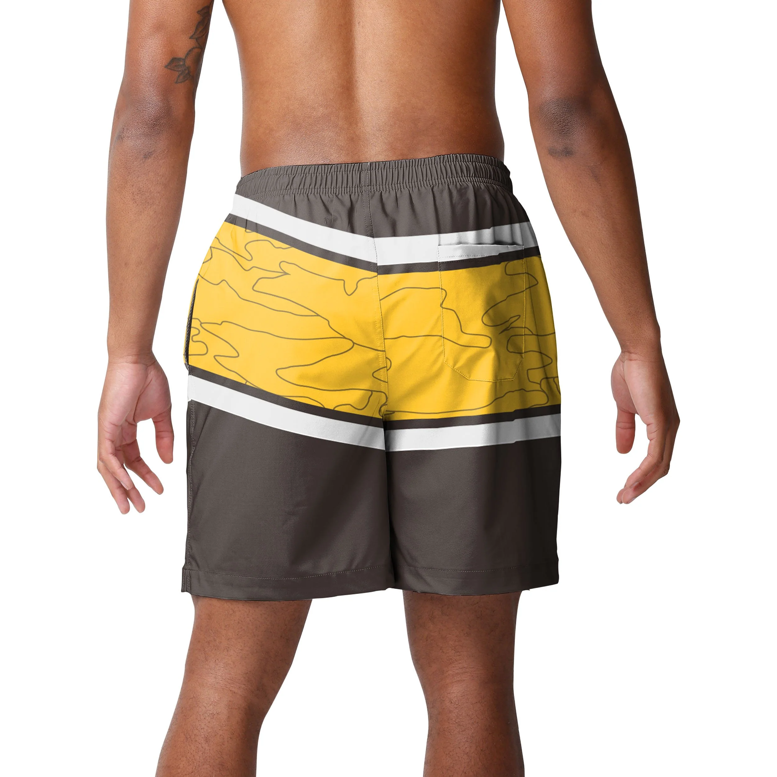 San Diego Padres MLB Mens Big Wordmark Swimming Trunks - Image 3
