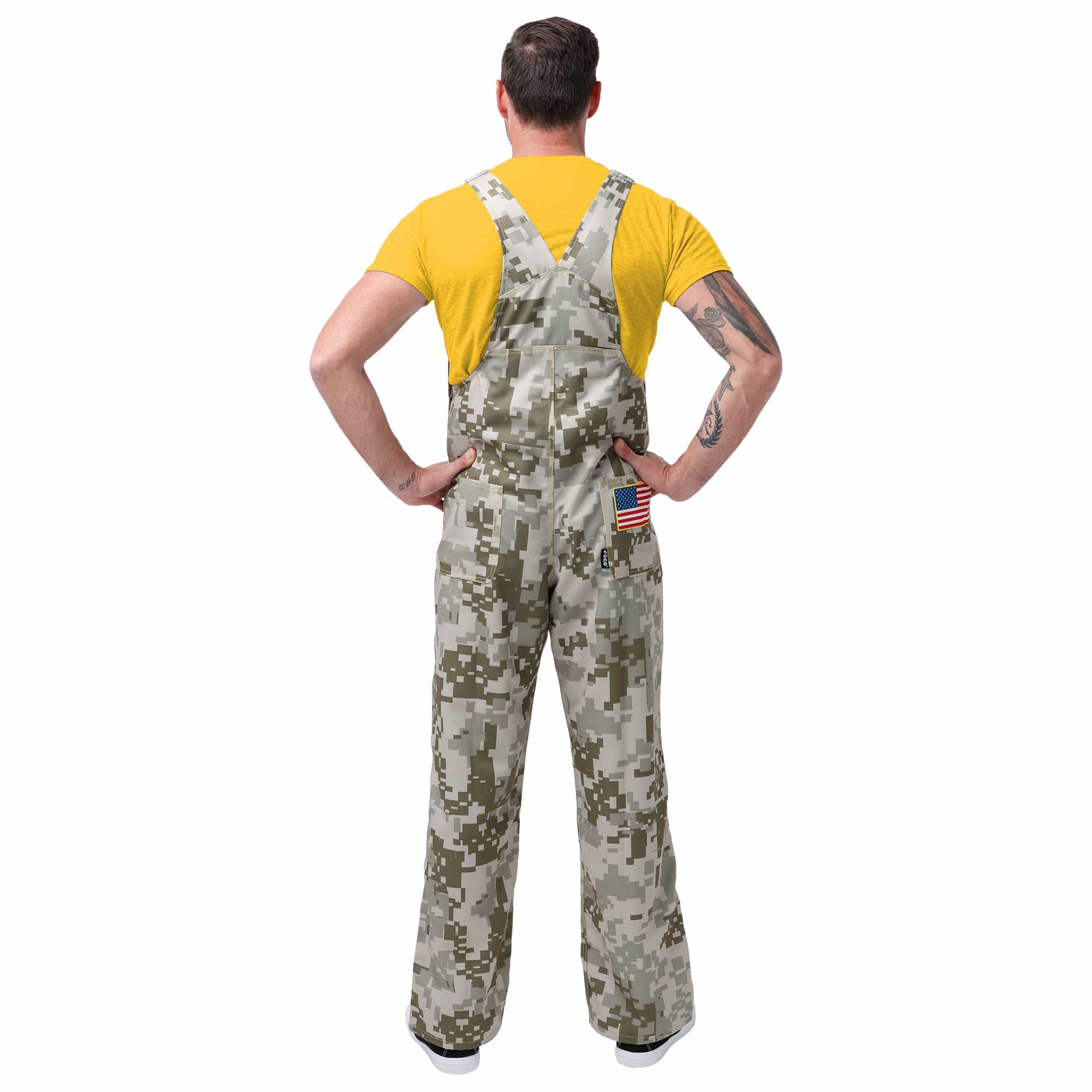 San Diego Padres MLB Mens Digital Camo Thematic Bib Overalls - Image 2