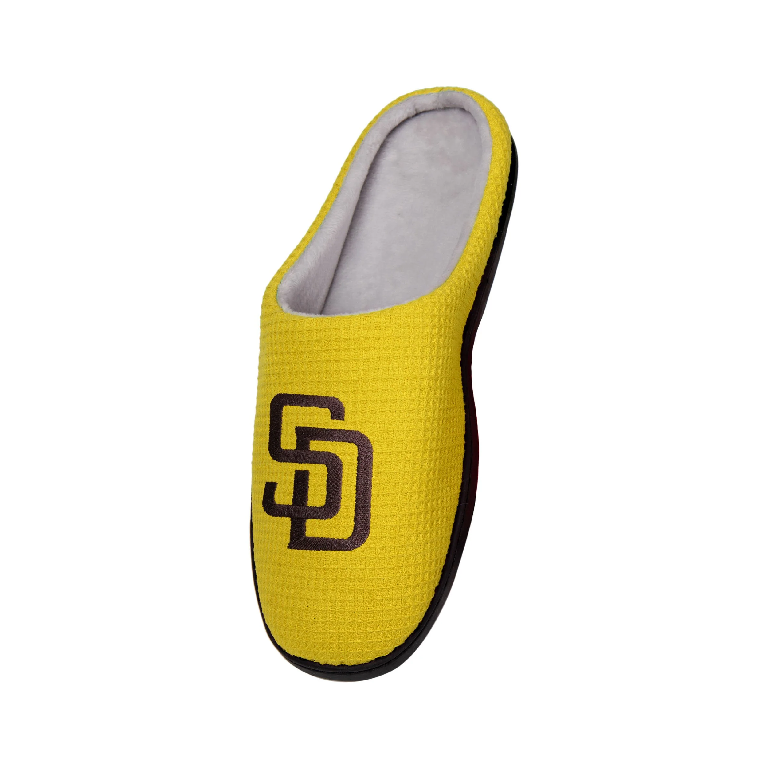 San Diego Padres MLB Mens Memory Foam Slide Slippers - Image 3