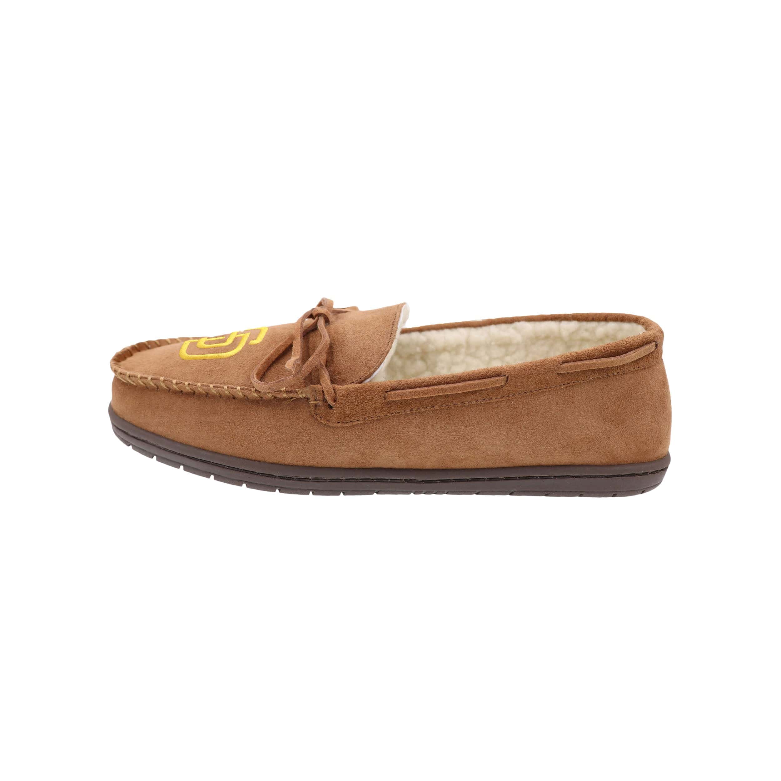 San Diego Padres MLB Mens Original Moccasin Slippers - Image 2