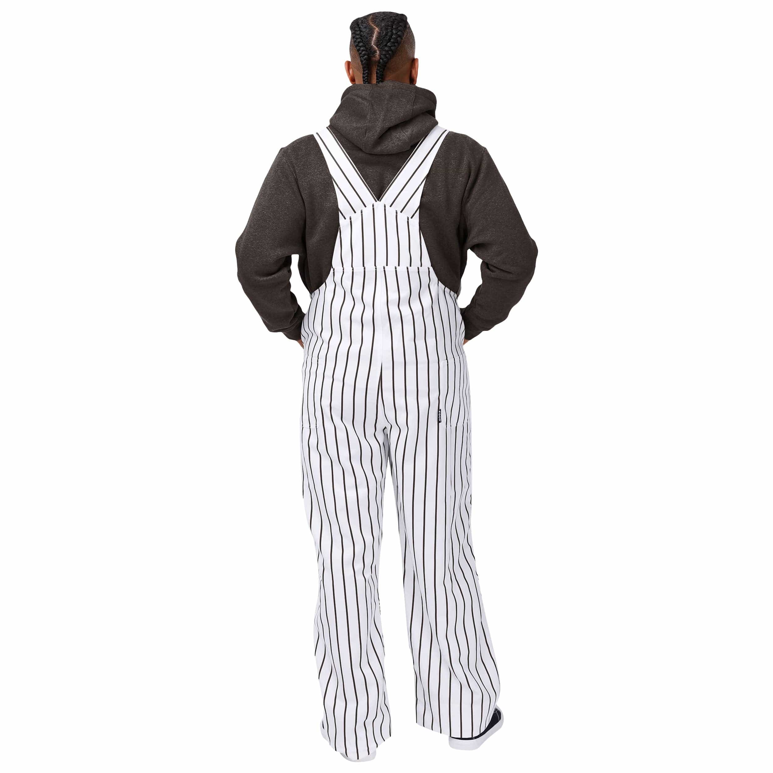 San Diego Padres MLB Mens Pinstripe Bib Overalls - Image 2
