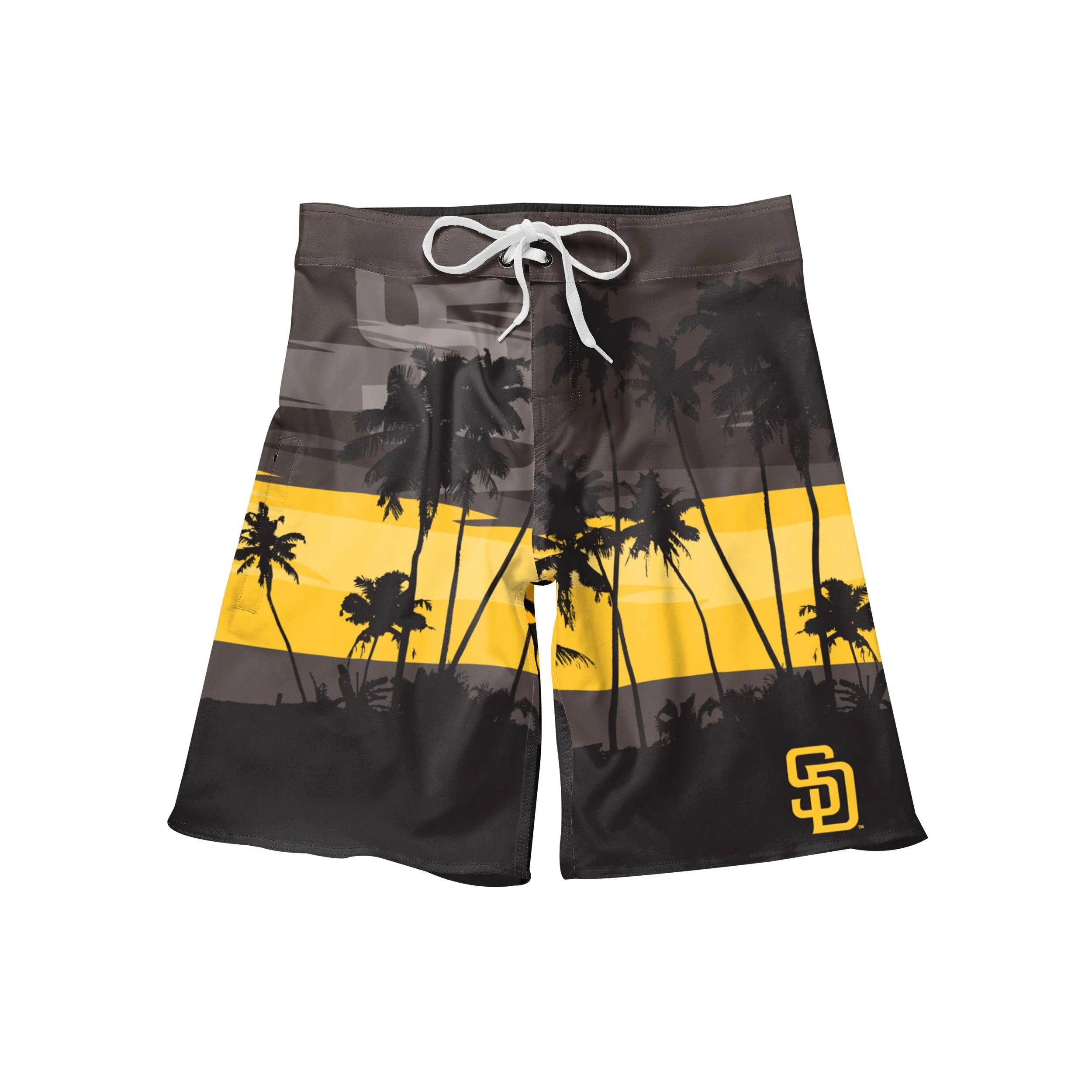 San Diego Padres MLB Mens Sunset Boardshorts - Image 4