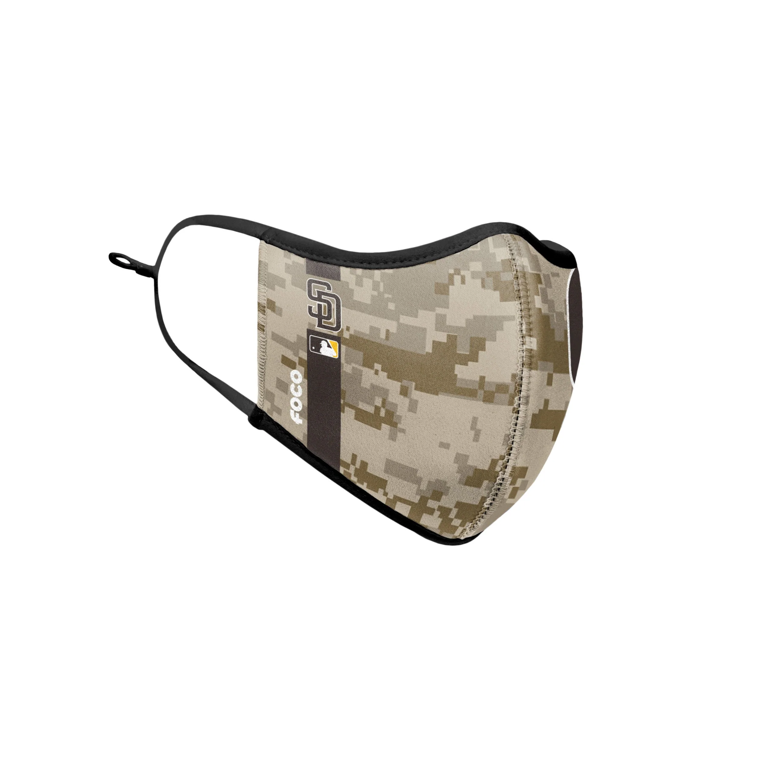 San Diego Padres MLB On-Field Adjustable Camo Sand Sport Face Cover - Image 3