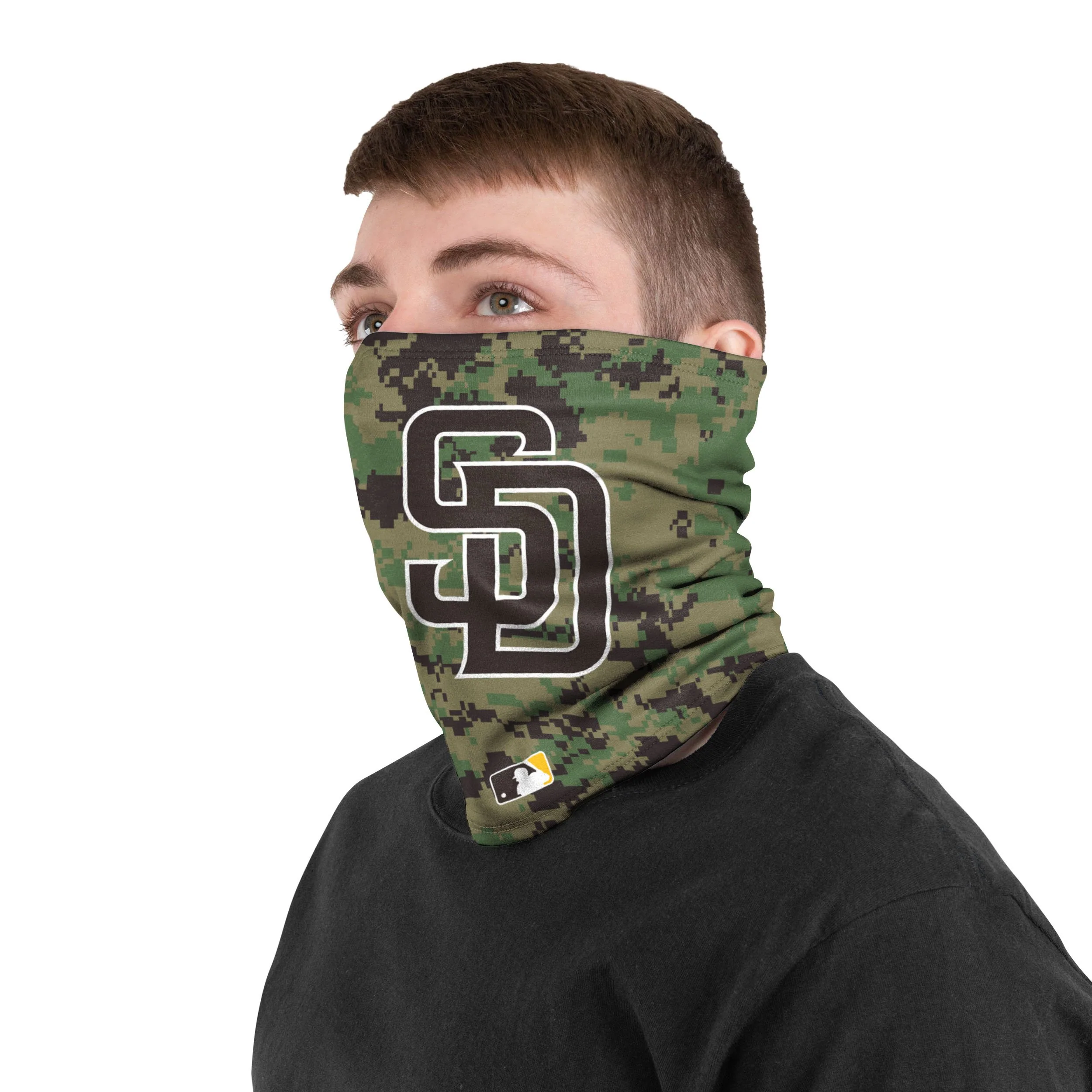 San Diego Padres MLB On-Field Camo Brown UV Gaiter Scarf - Image 3