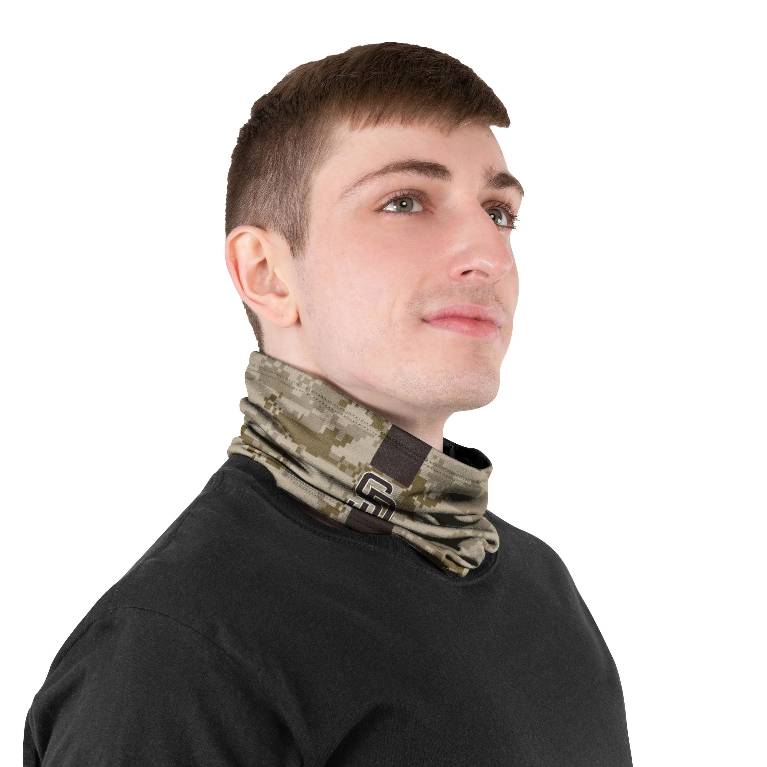 San Diego Padres MLB On-Field Camo Sand UV Gaiter Scarf - Image 4