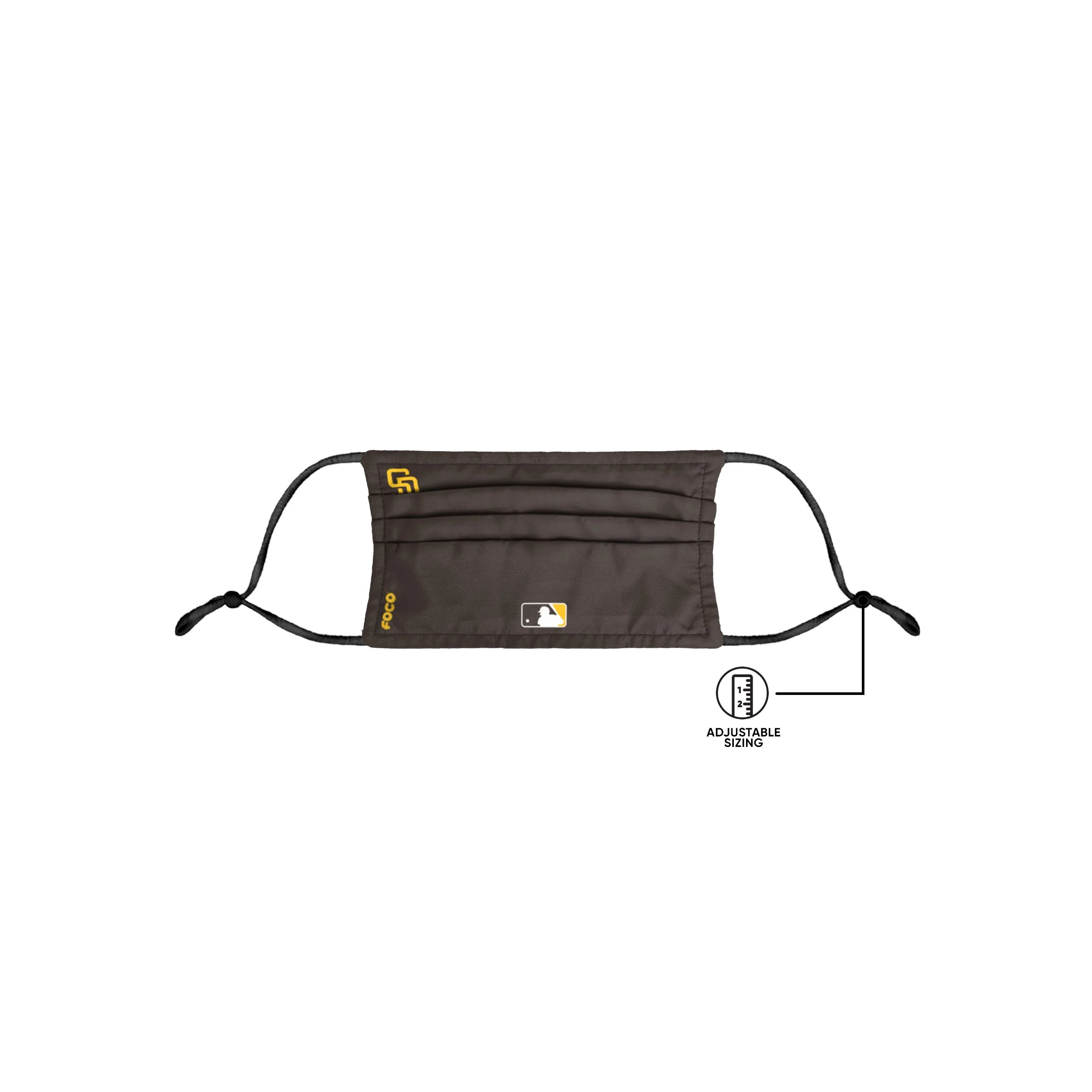 San Diego Padres MLB On-Field Gameday Adjustable Face Cover - Image 6