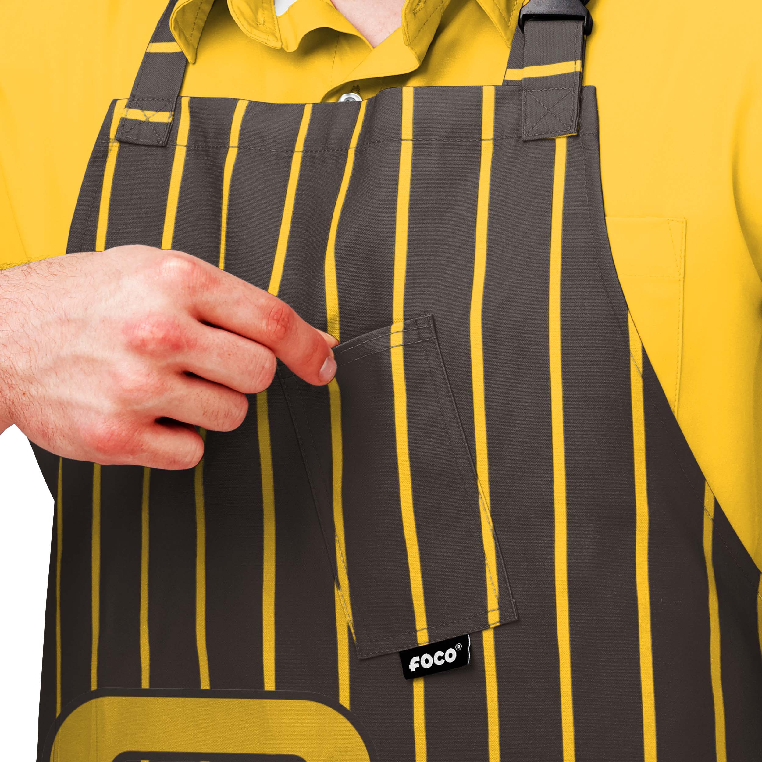 San Diego Padres MLB Pinstripe Chef Set - Image 4