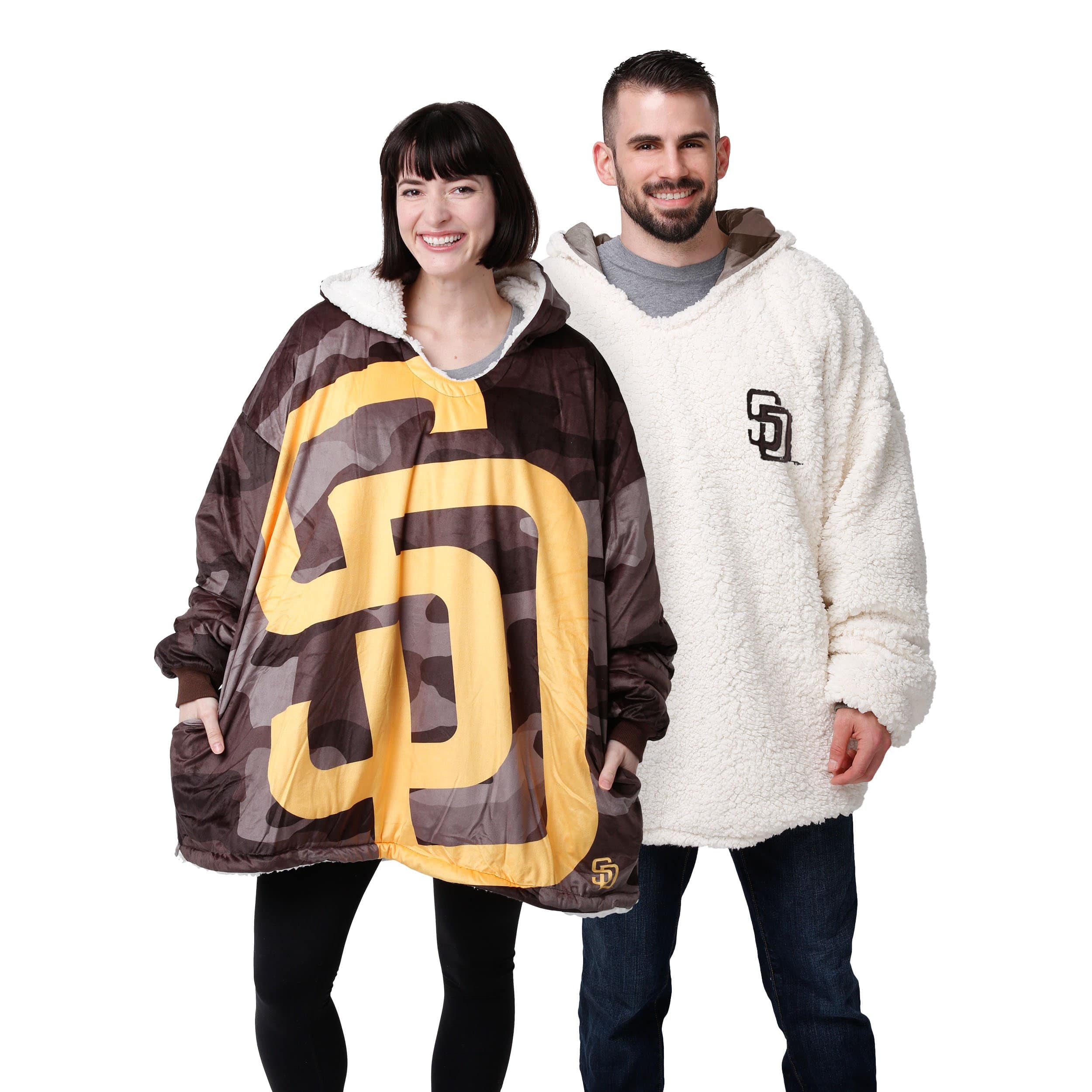 San Diego Padres MLB Reversible Team Color Camo Hoodeez