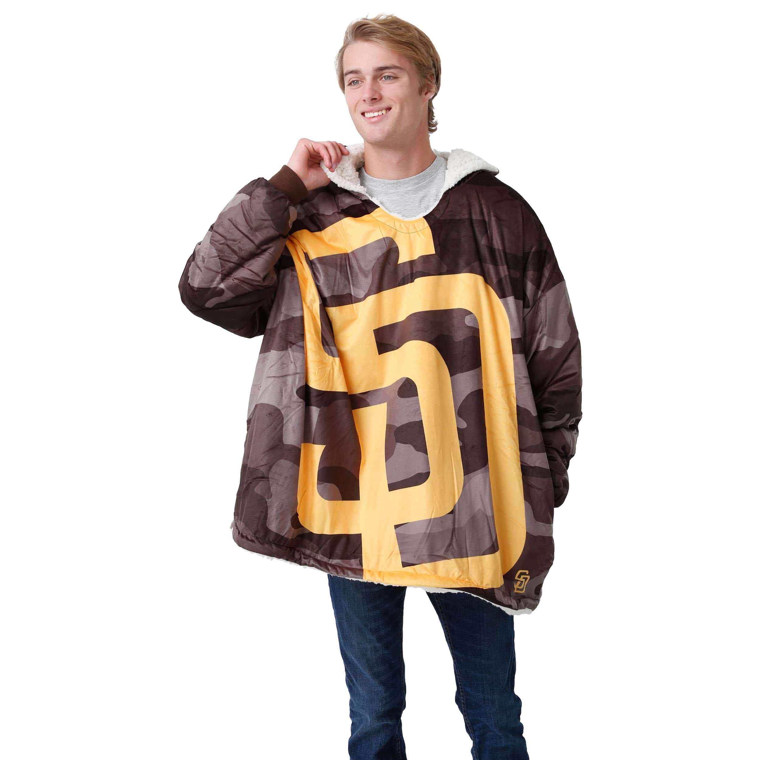 San Diego Padres MLB Reversible Team Color Camo Hoodeez - Image 3