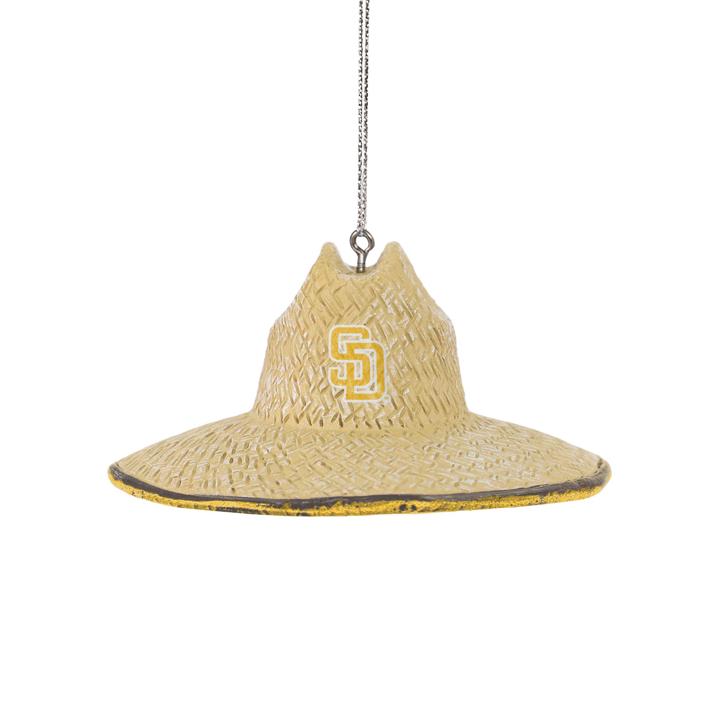 San Diego Padres MLB Straw Hat Ornament