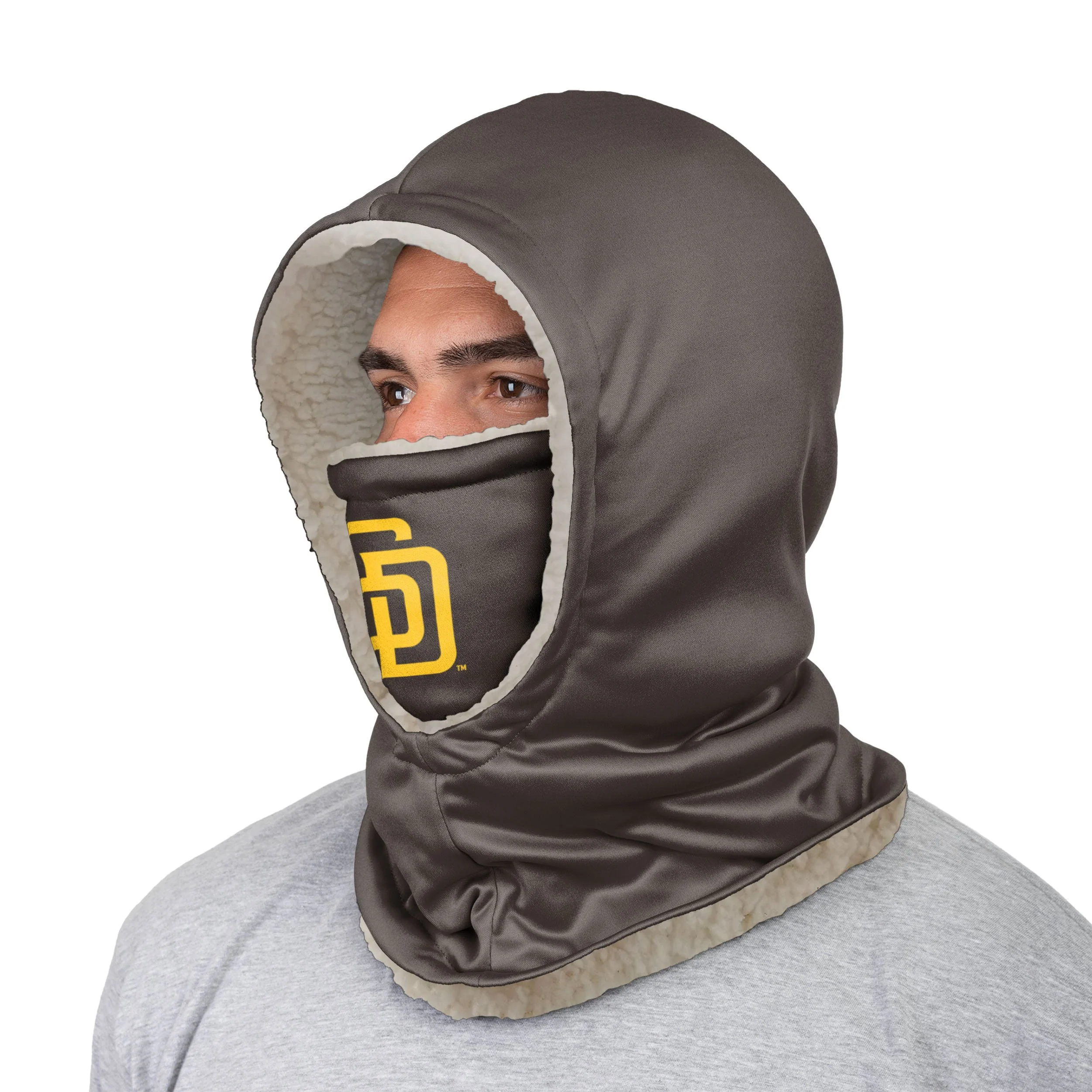 San Diego Padres MLB Team Color Hooded Gaiter - Image 2
