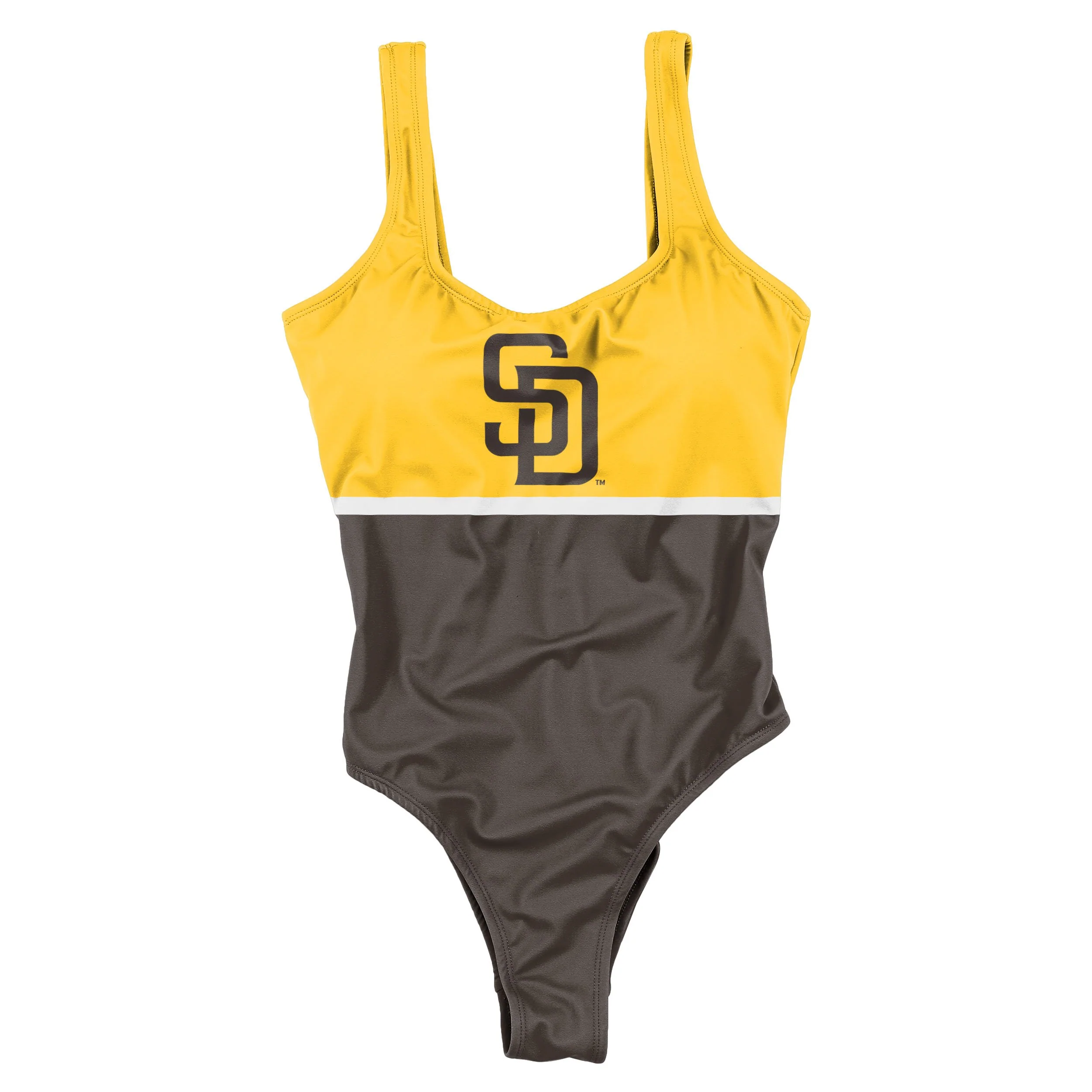 San Diego Padres MLB Womens Beach Day One Piece Bathing Suit - Image 3