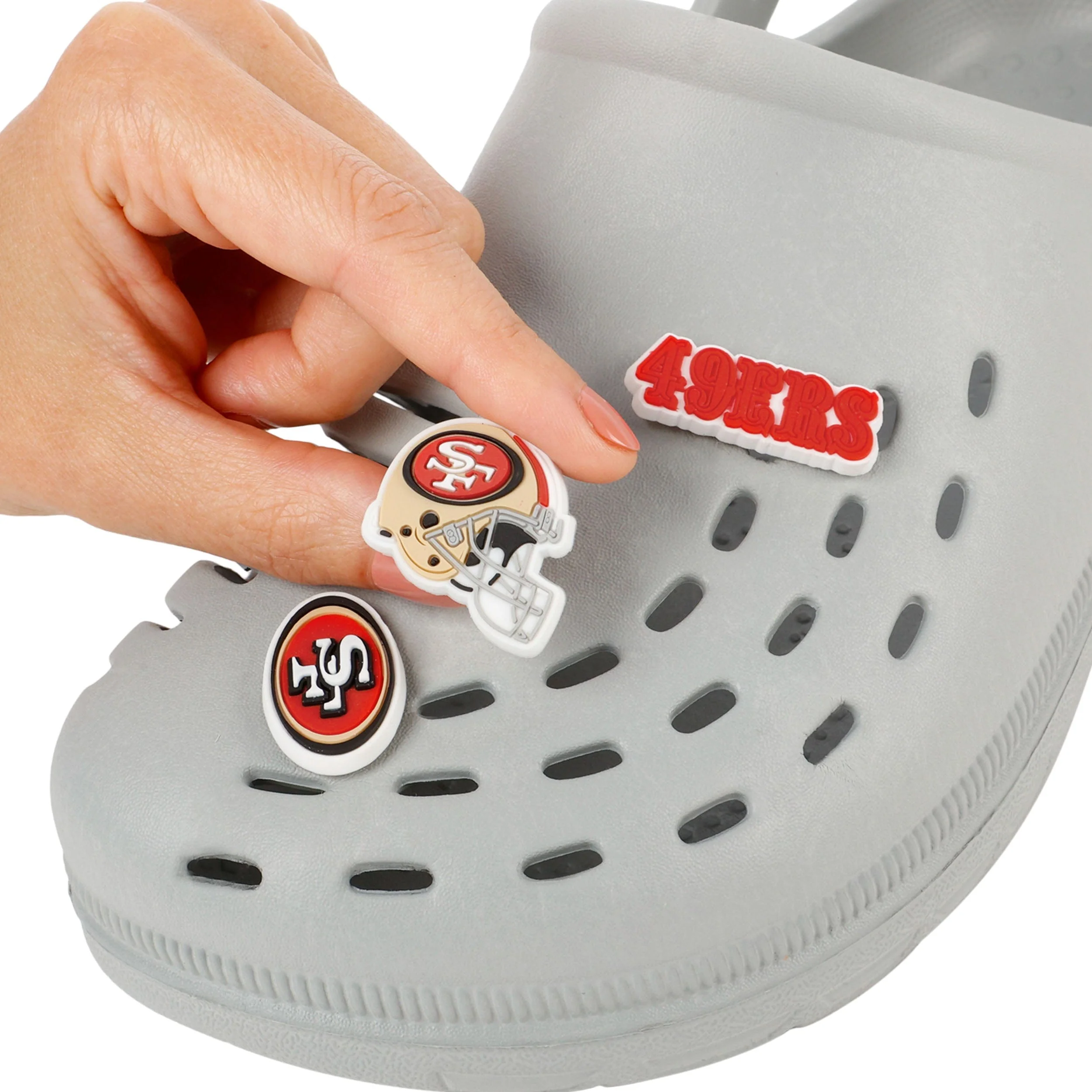 San Francisco 49ers NFL 10 Pack Team Clog Charms - Image 3