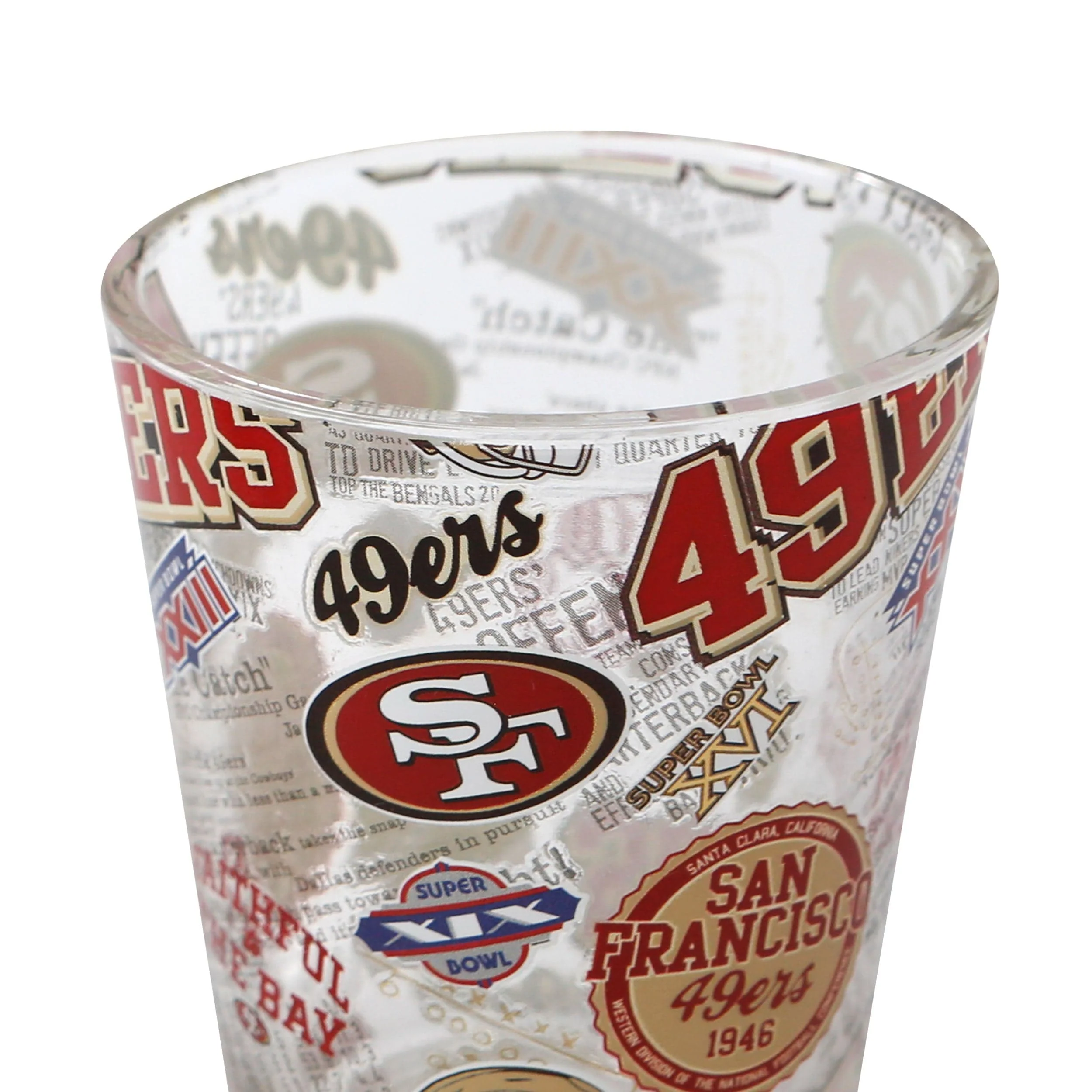 San Francisco 49ers NFL 3 Pack Shot Glass - Image 4