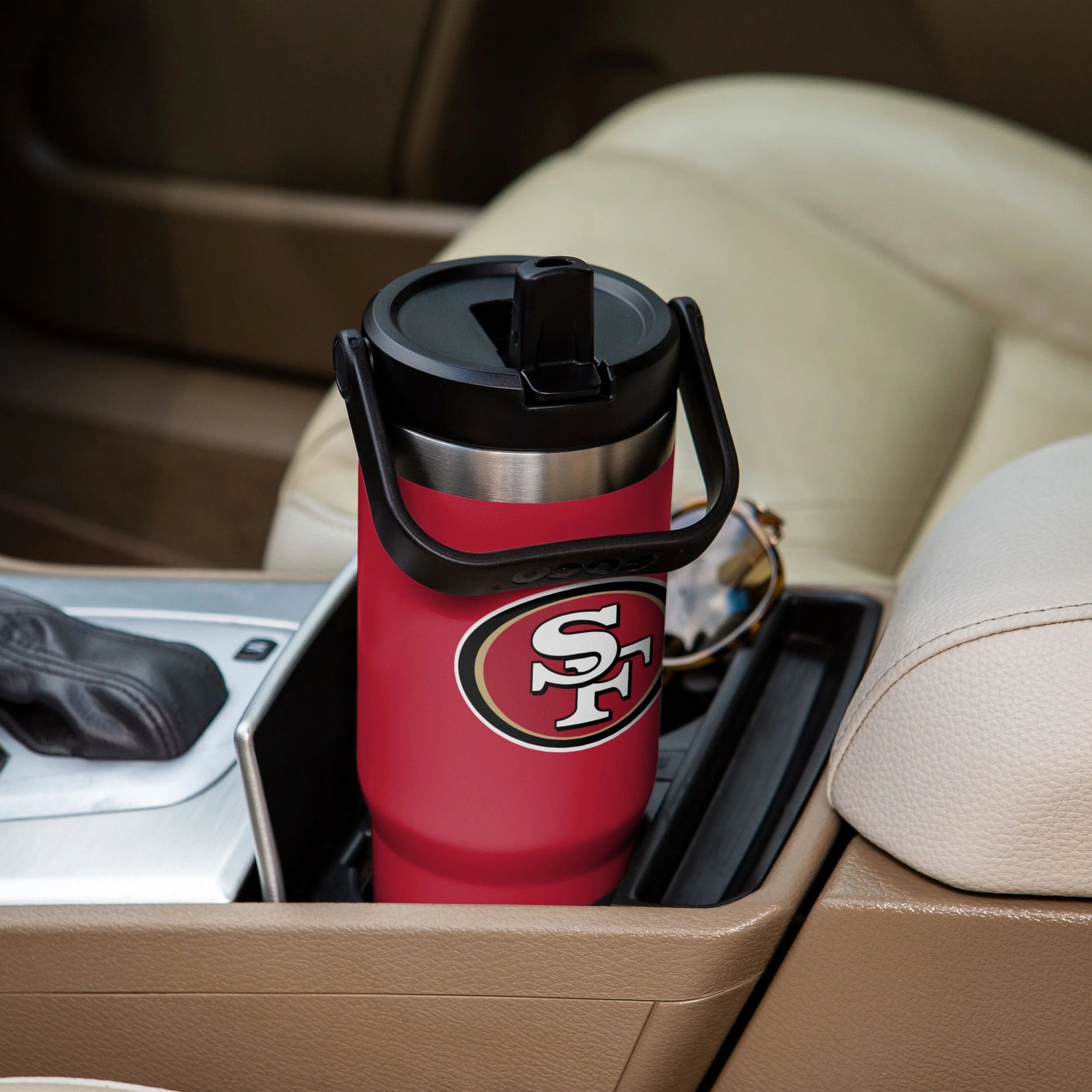 San Francisco 49ers NFL 30 oz Straw Tumbler - Image 4