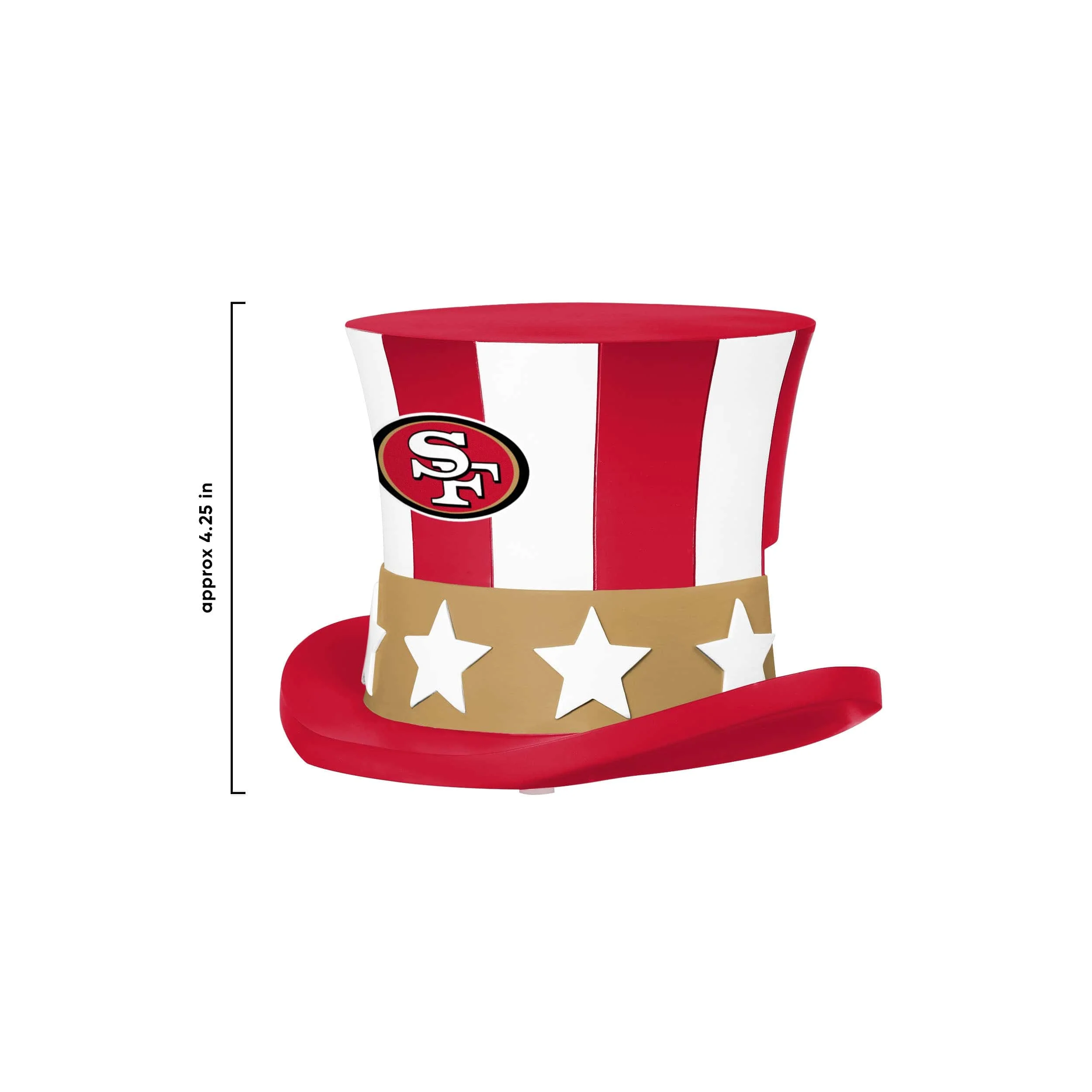 San Francisco 49ers NFL Americana Resin Coaster Set - Image 4