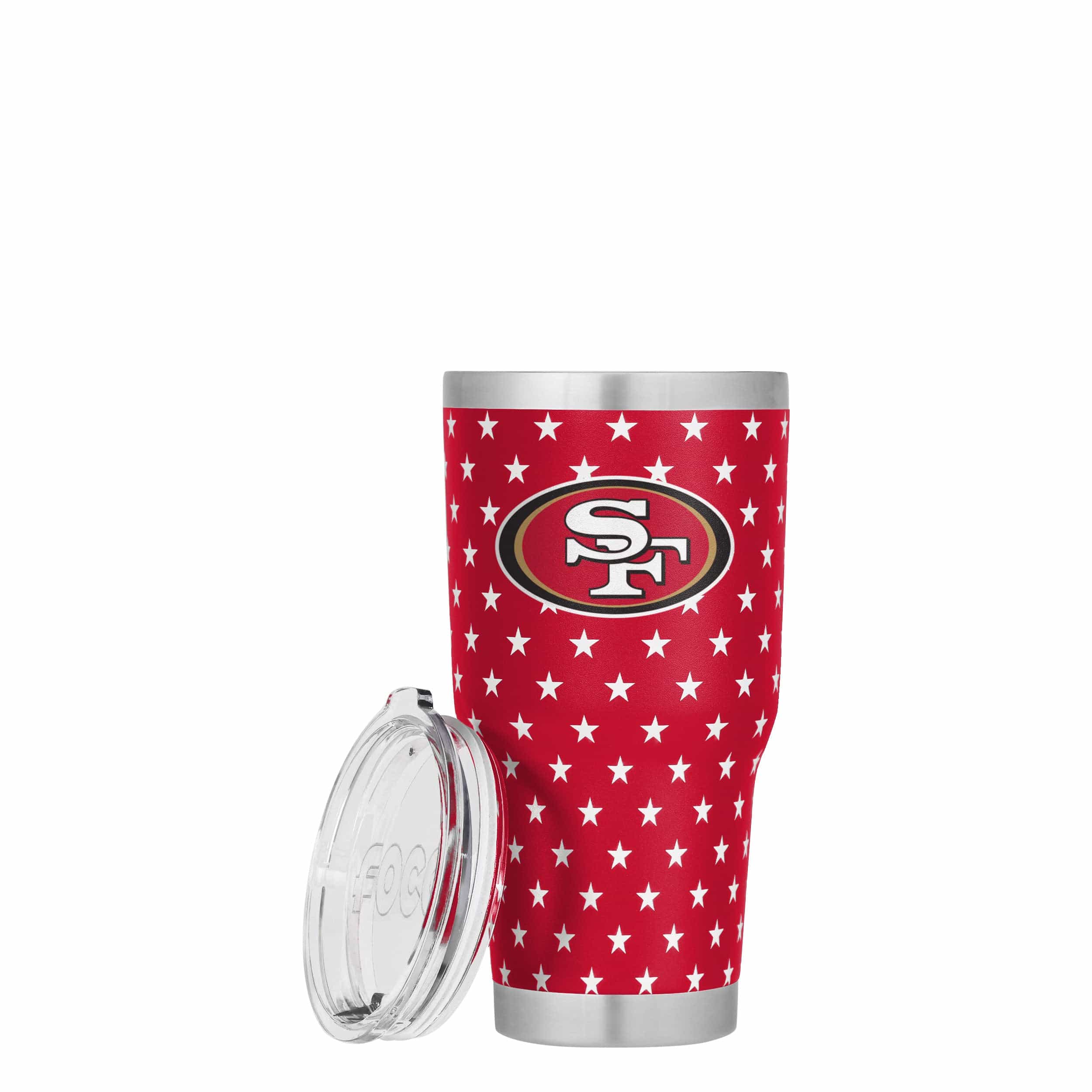 San Francisco 49ers NFL Americana Team Logo 30 oz Tumbler - Image 2