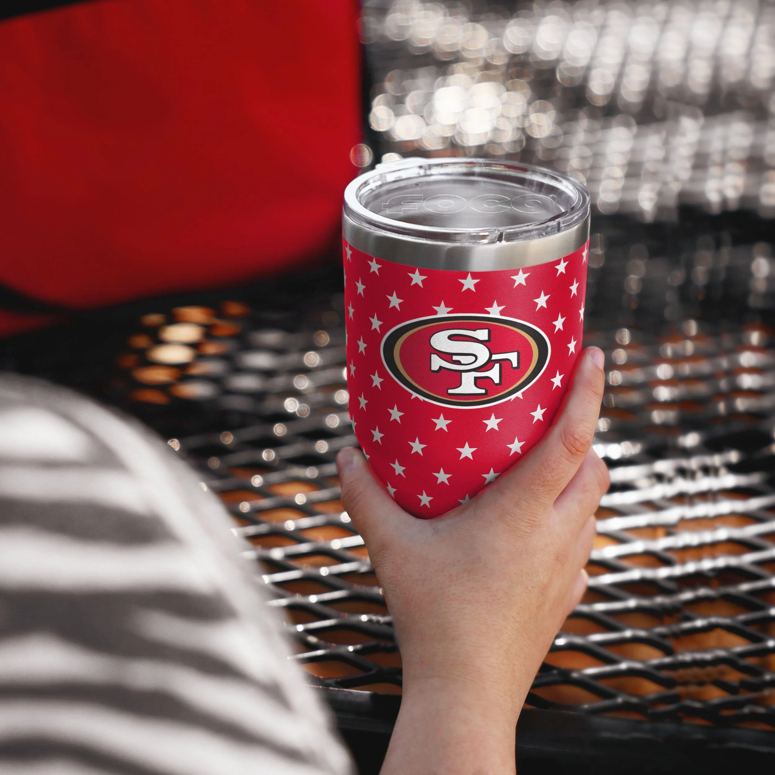 San Francisco 49ers NFL Americana Team Logo 30 oz Tumbler - Image 3
